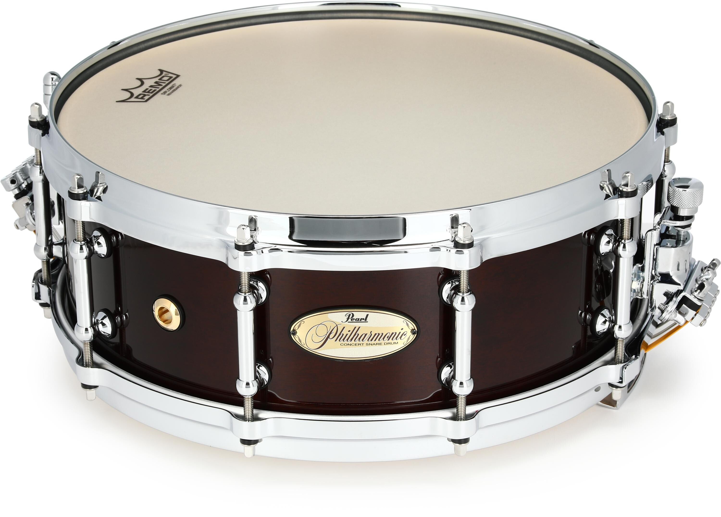 .com: Pearl Philharmonic Maple Pancake Snare Drum - 2.5-inch x  13-inch - Nicotine White Marine Pearl : Musical Instruments