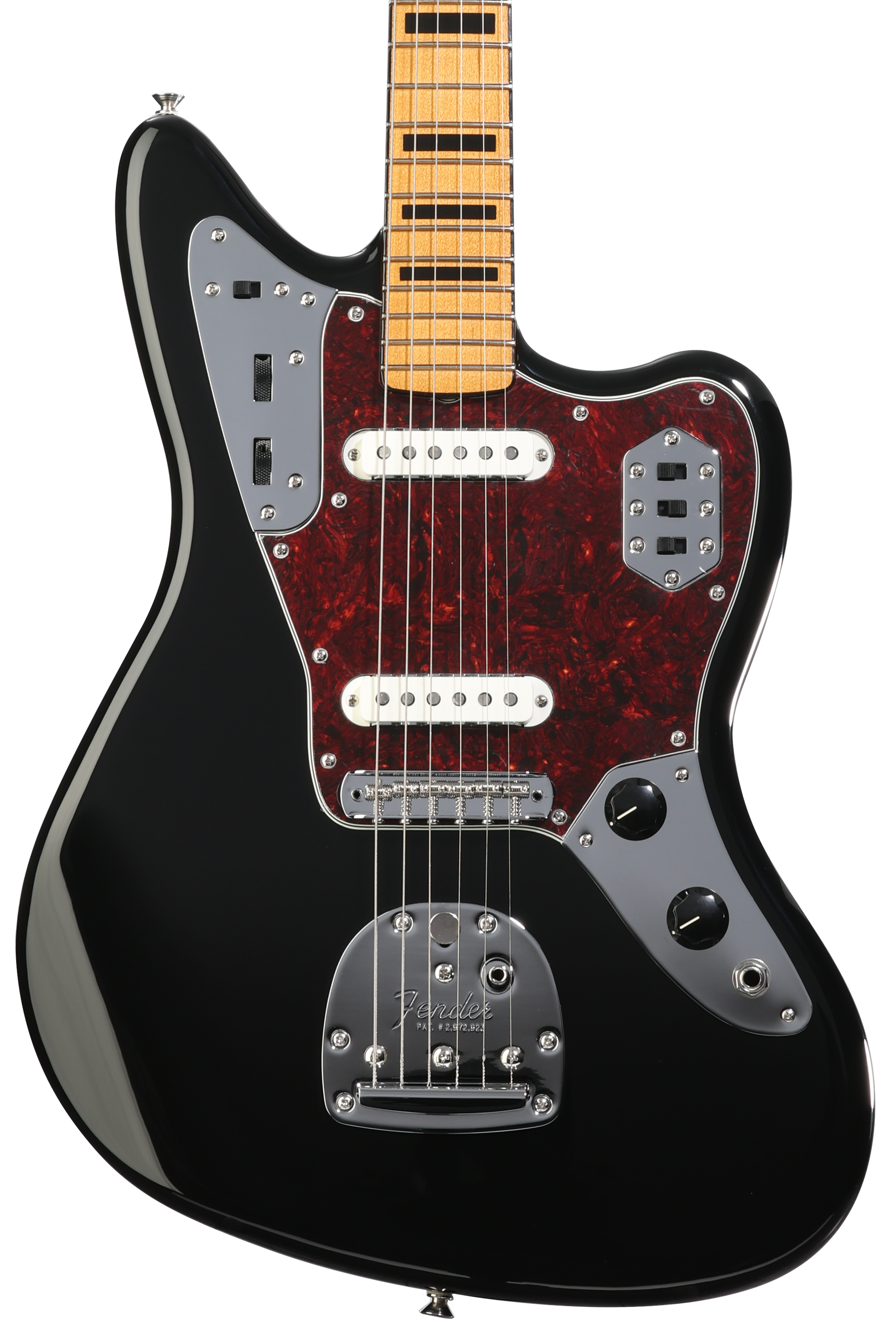 Fender Vintera II '70s Jaguar Electric Guitar - Black | Sweetwater