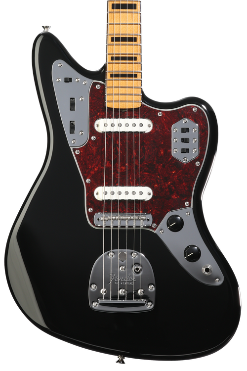Fender Vintera II '70s Jaguar Electric Guitar - Black | Sweetwater