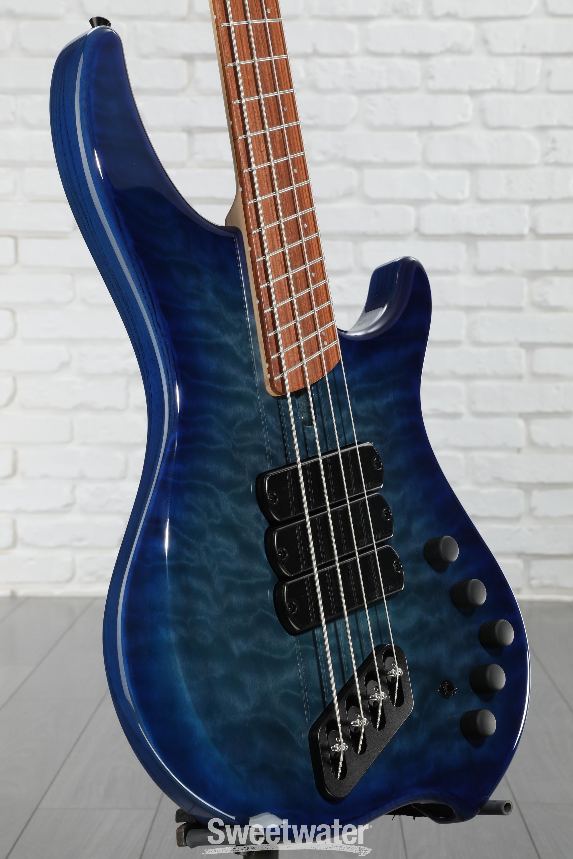 Photo of Dingwall Guitars Combustion 4-string Electric Bass - Indigo Burst with Pau Ferro Fingerboard