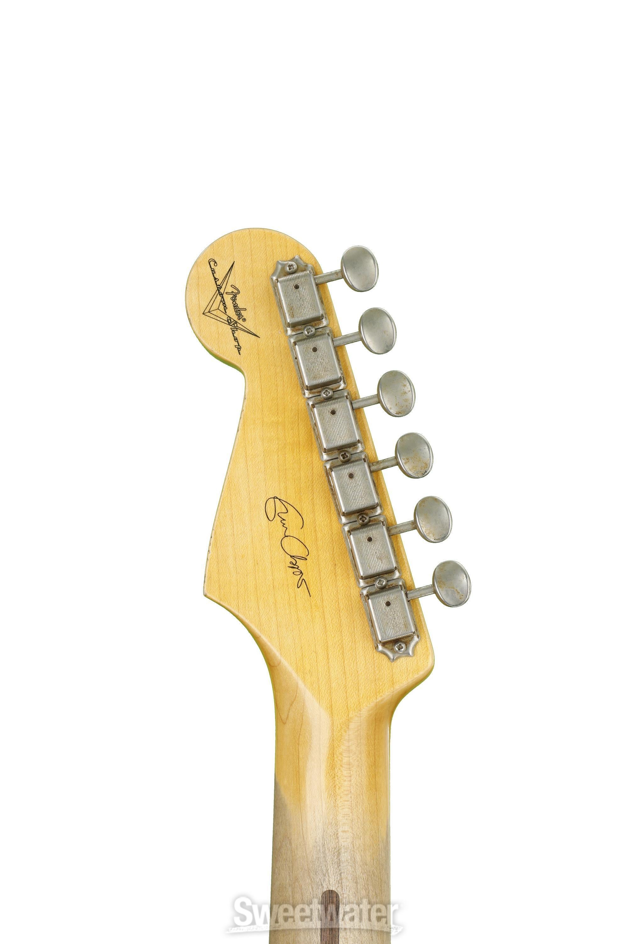 【値下】Fender Custom Shop Eric Clapton Stratocaster Mercedes Blue 2009年製 Blackie フェンダー