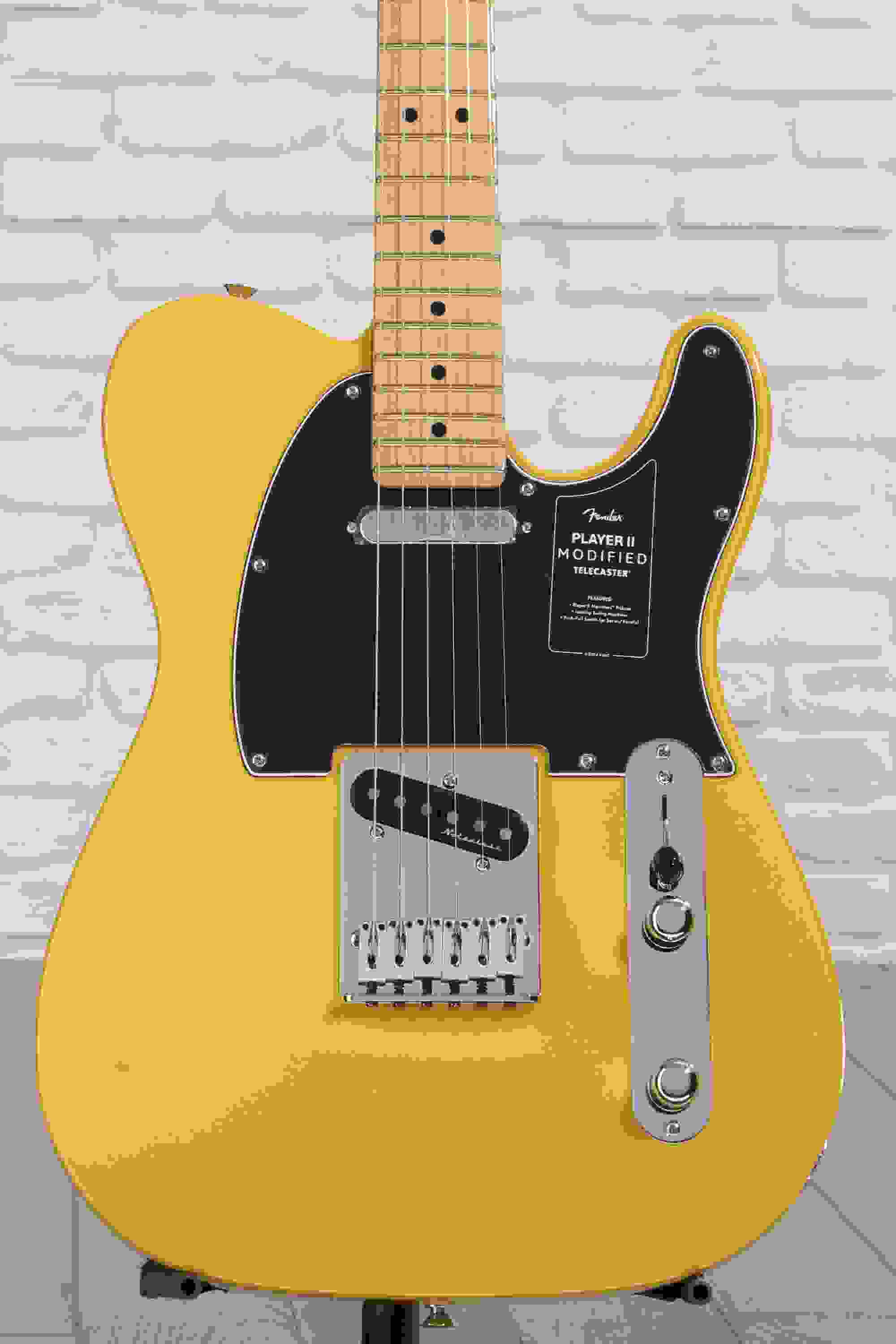 Fender Player II Modified Telecaster Electric Guitar - Sunshine Yellow, Maple Fingerboard