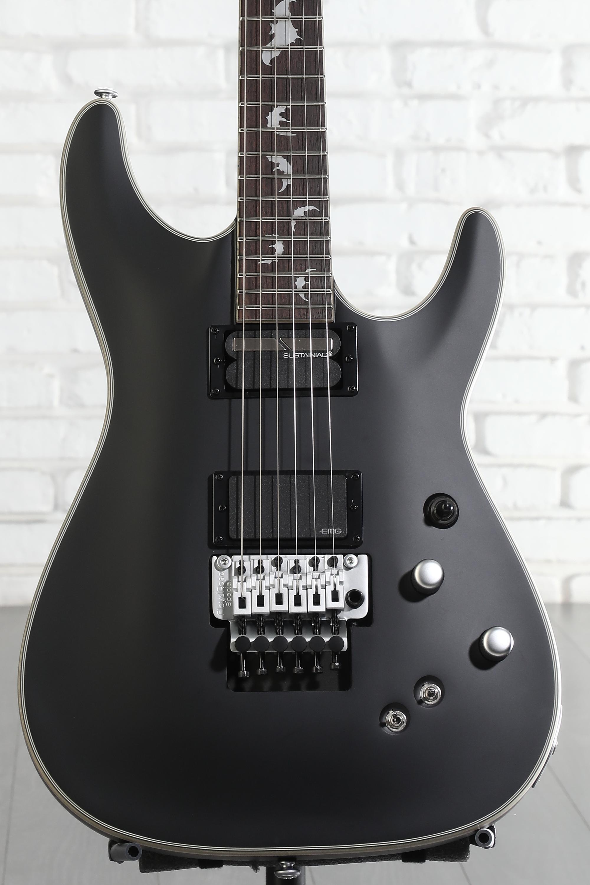 Schecter Damien Platinum 6 FR-S Electric Guitar - Satin Black