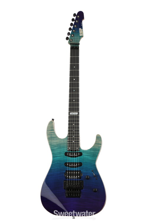 ESP USA M-III FR Flamed Maple - Violet Shadow Fade | Sweetwater