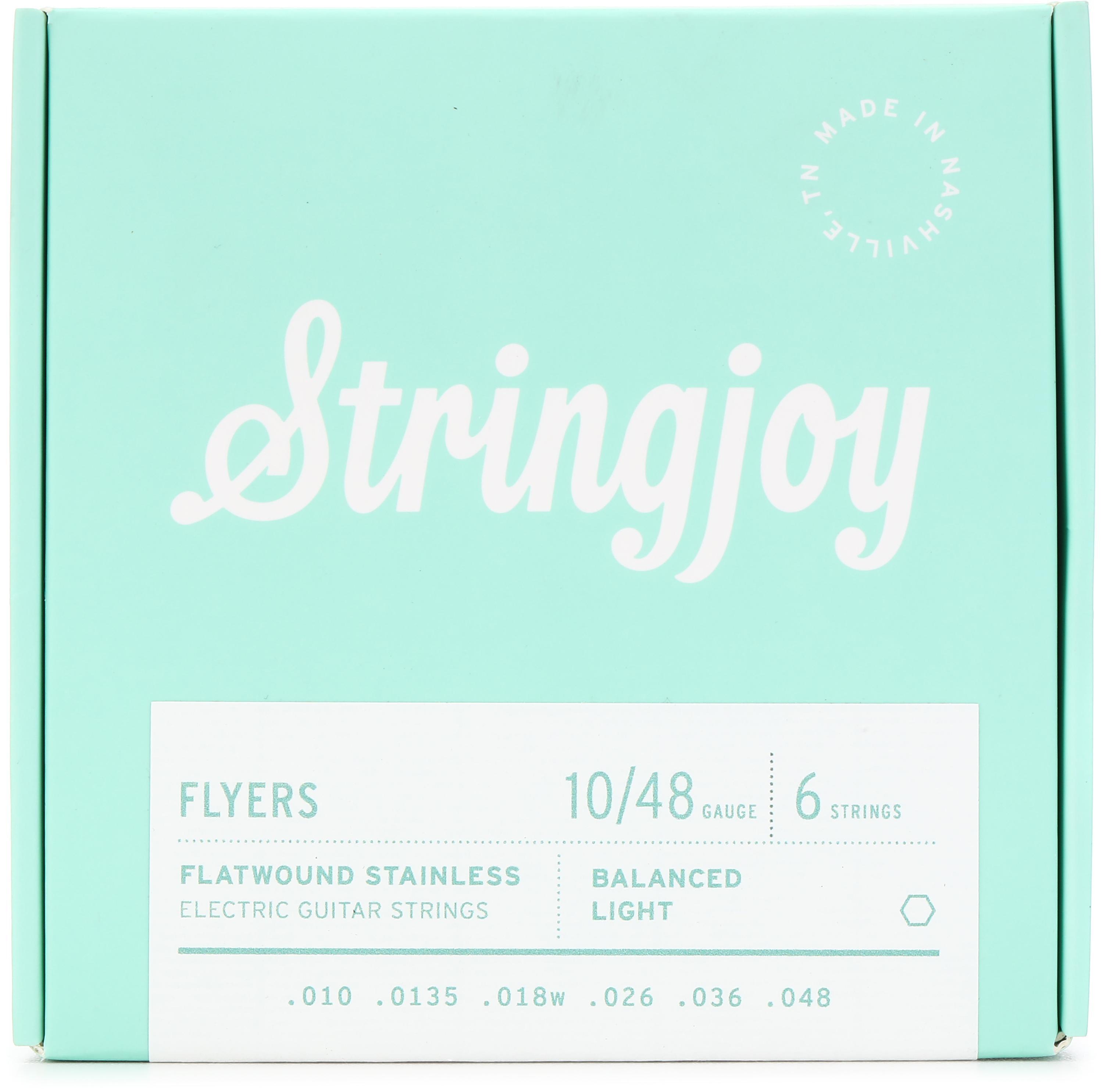 Photo of Stringjoy Flyers Electric Guitar Strings - .010-.048, Light