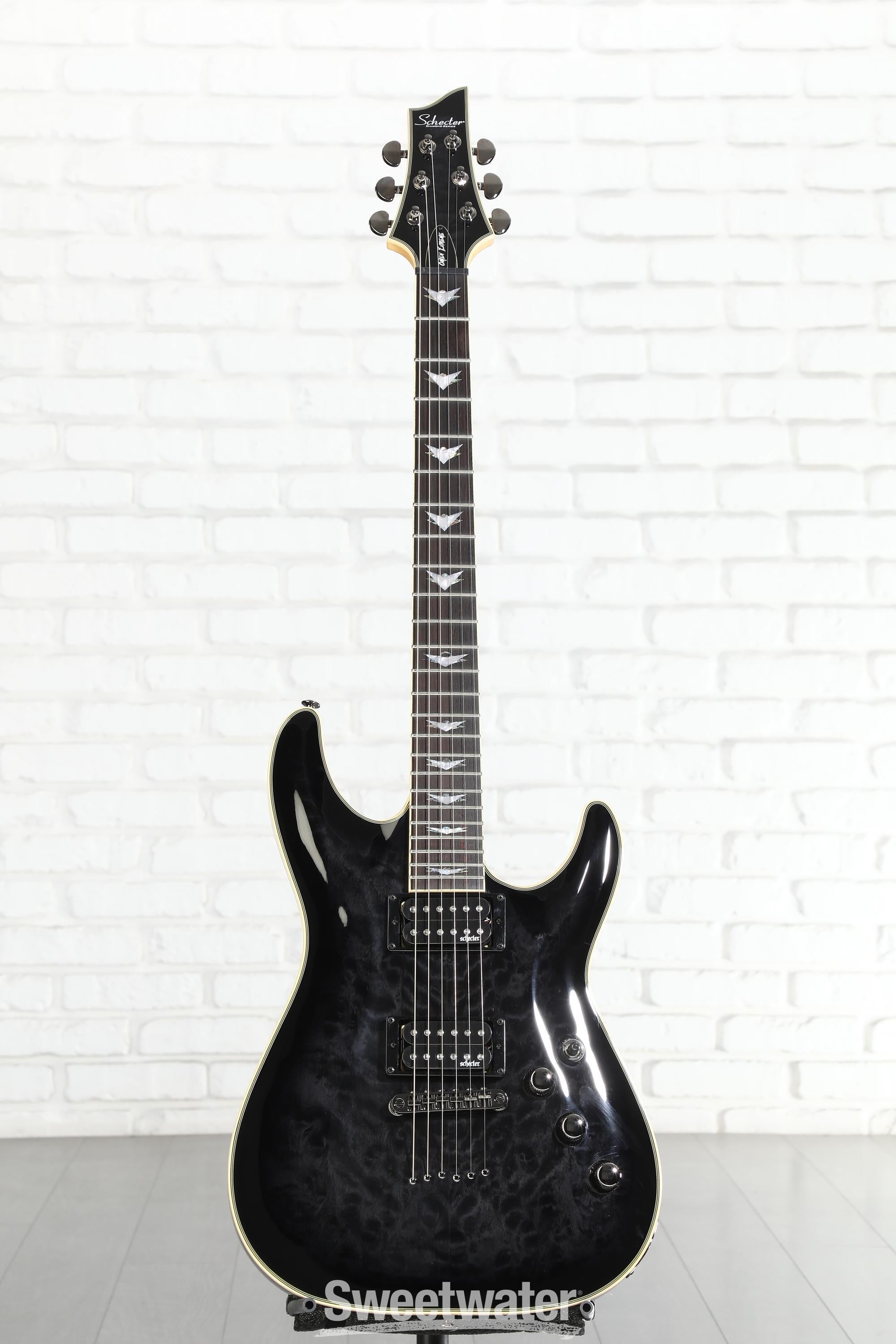 Schecter Omen Extreme-6 Electric Guitar - See-Thru Black | Sweetwater
