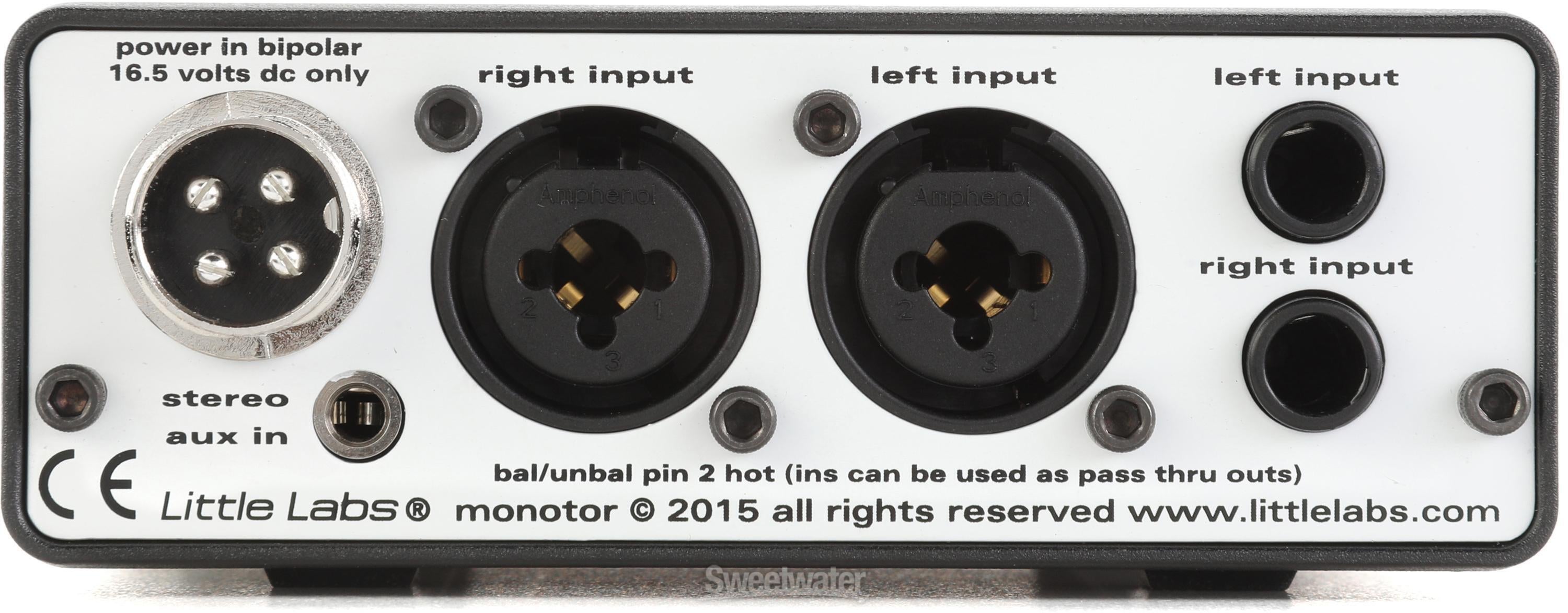 Little Labs Monotor ヘッドホンアンプ Little Labs Monotor 2-channel Headphone Amplifier | Sweetwater