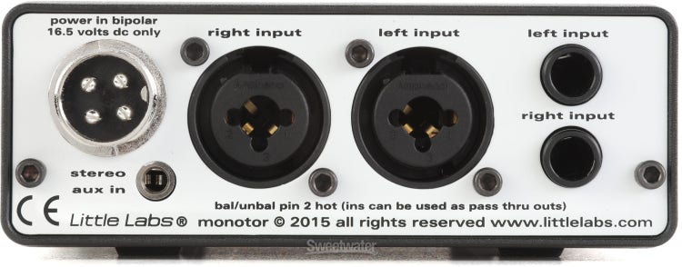 Little Labs Monotor 2-channel Headphone Amplifier Sweetwater