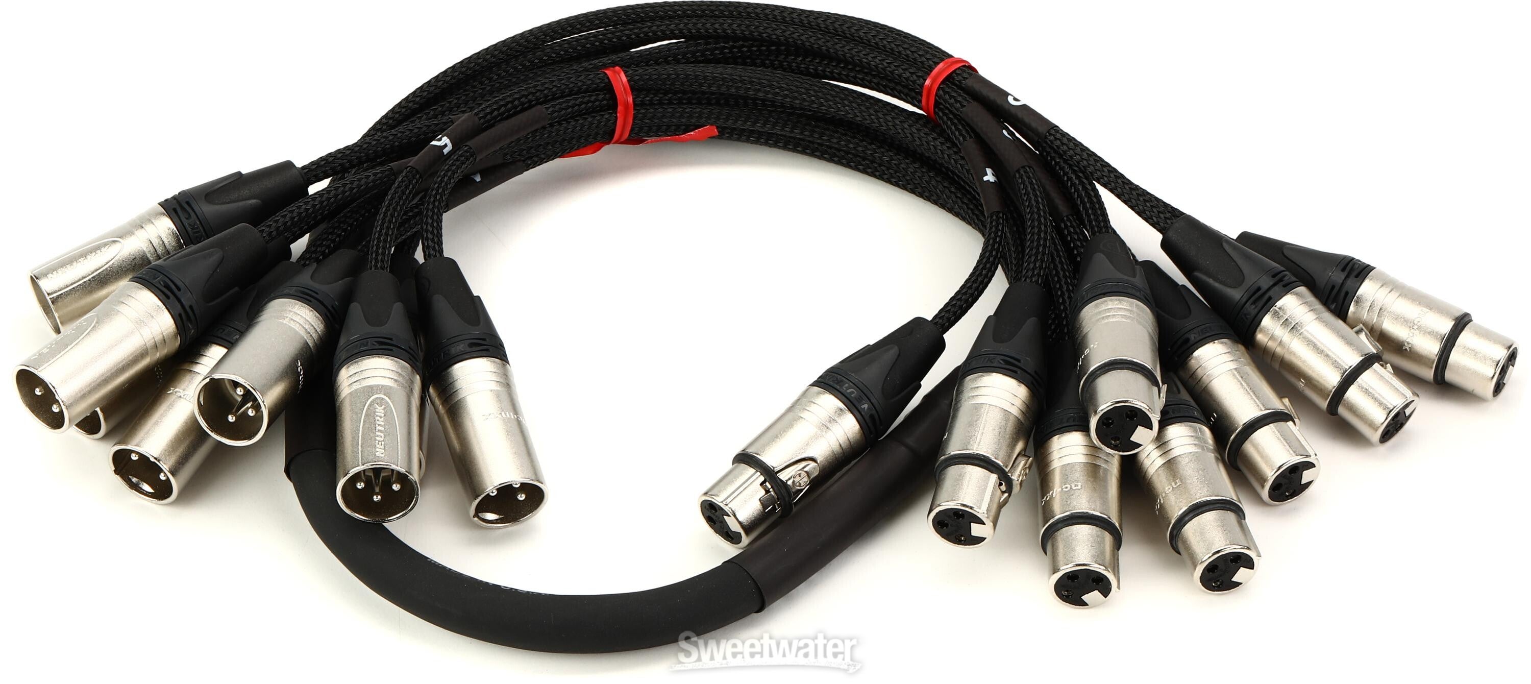 CSP995  ポケットダム（XLR3-FD+XLR3-MD） CURRENT JUMPERZ J8CHXM-XF-3 8-channel XLR Male to XLR Female Snake
