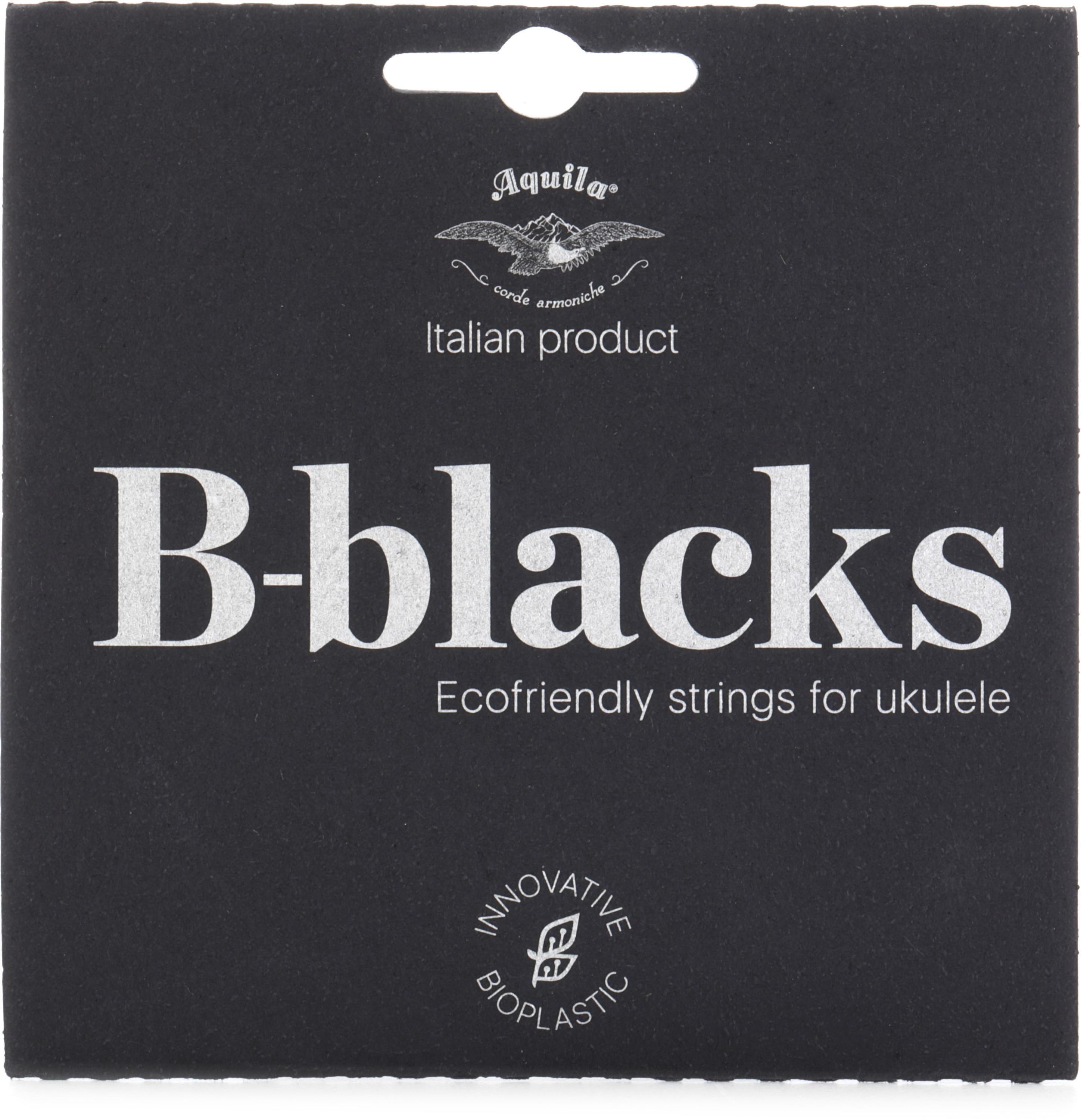 Photo of Aquila USA B-blacks Soprano and Concert Ukulele Strings - Low G