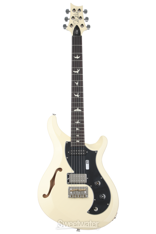 PRS S2 Vela Semi-Hollow Electric Guitar - Antique White | Sweetwater