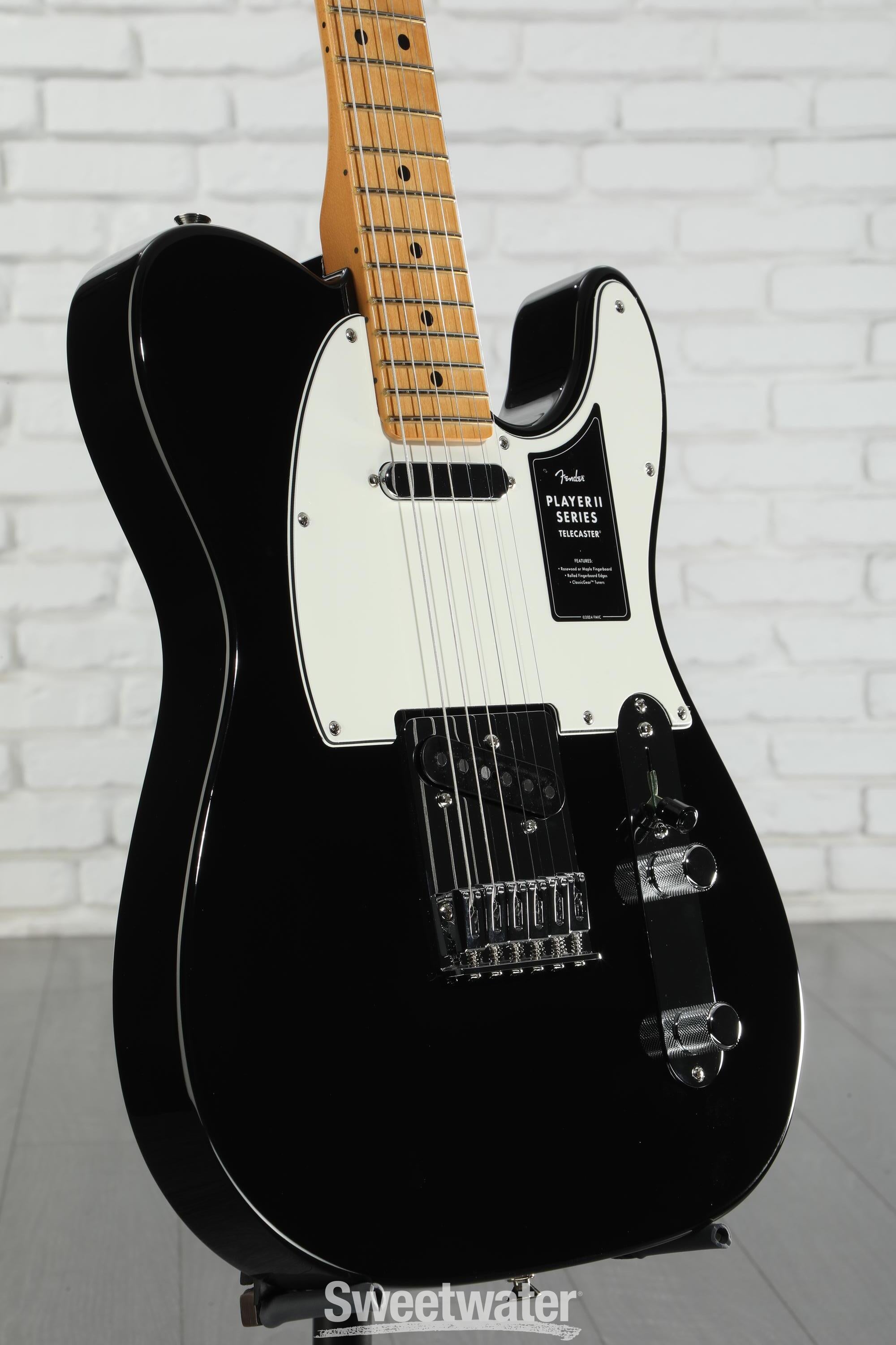 ギター Fender Player Telecaster Black MN Fender Player Telecaster - Black with Maple Fingerboard