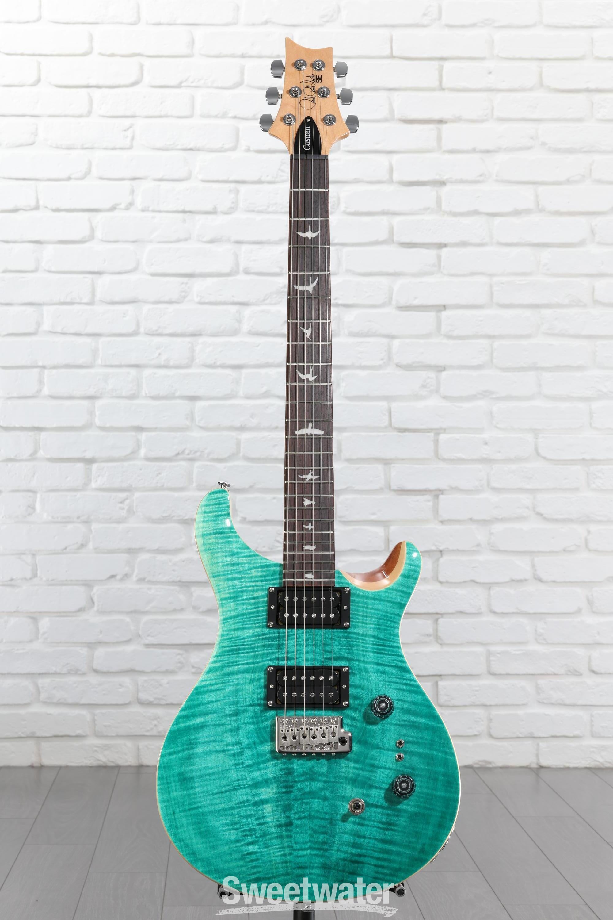 PRS SE custom 24-08 turquoise 純正ケース付き Amazon.com: PRS SE Custom 24-08 Electric Guitar, Turquoise