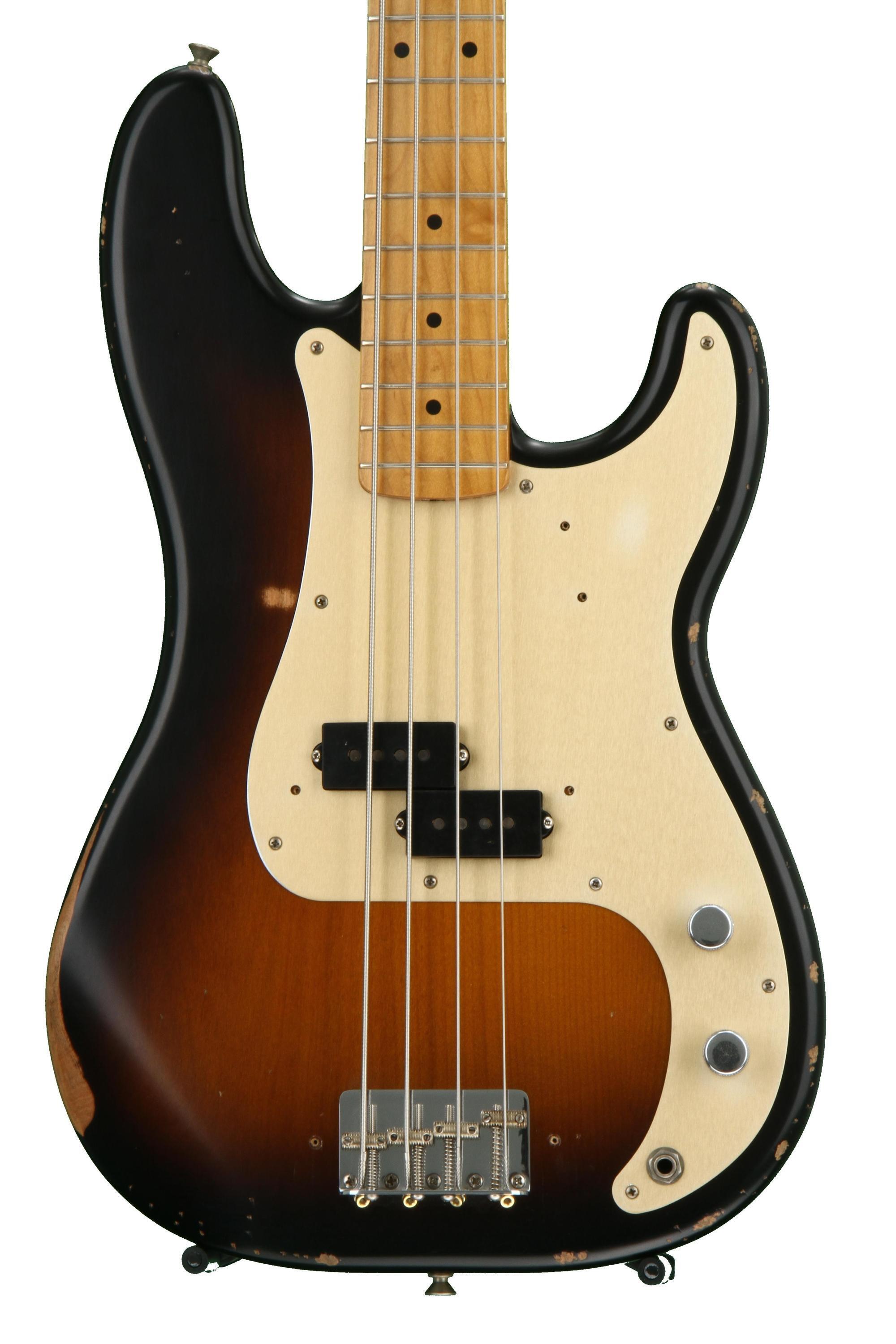 Fender Road Worn '50s Precision Bass - 2-Color Sunburst | Sweetwater