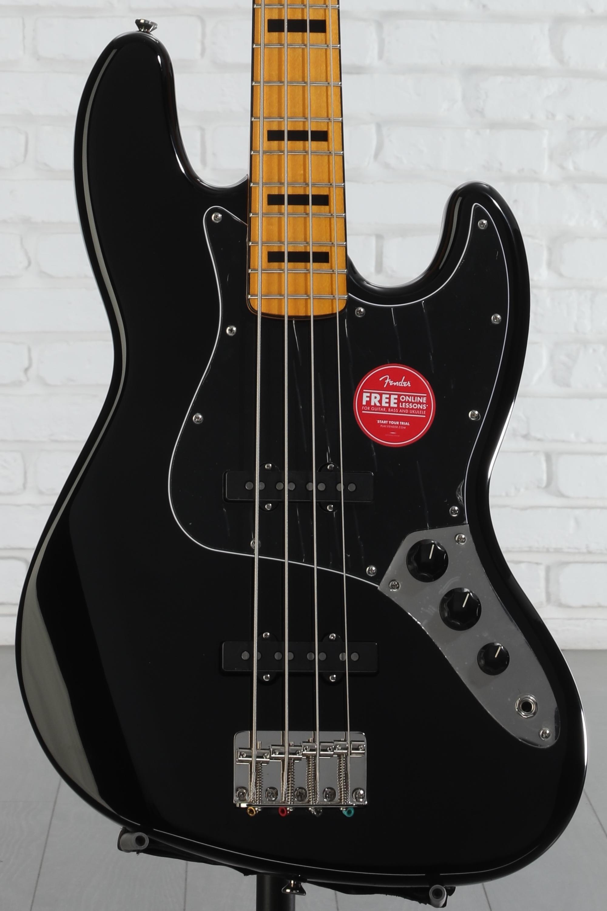 Squier Classic Vibe '70s Jazz Bass - Black | Sweetwater