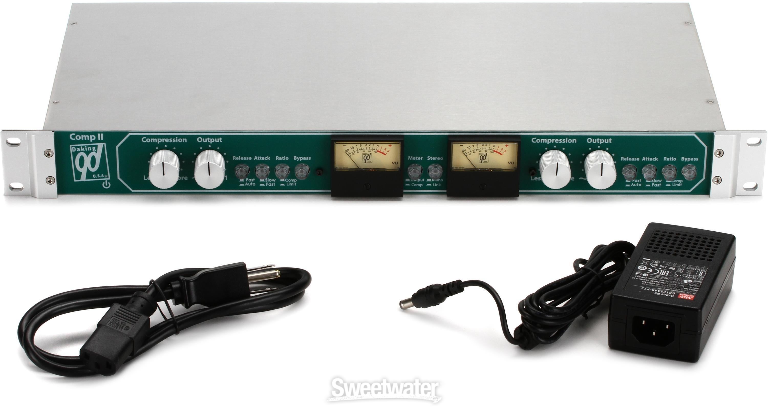 Daking Comp II Stereo VCA Compressor | Sweetwater Daking Comp II Stereo VCA Compressor | Sweetwater
