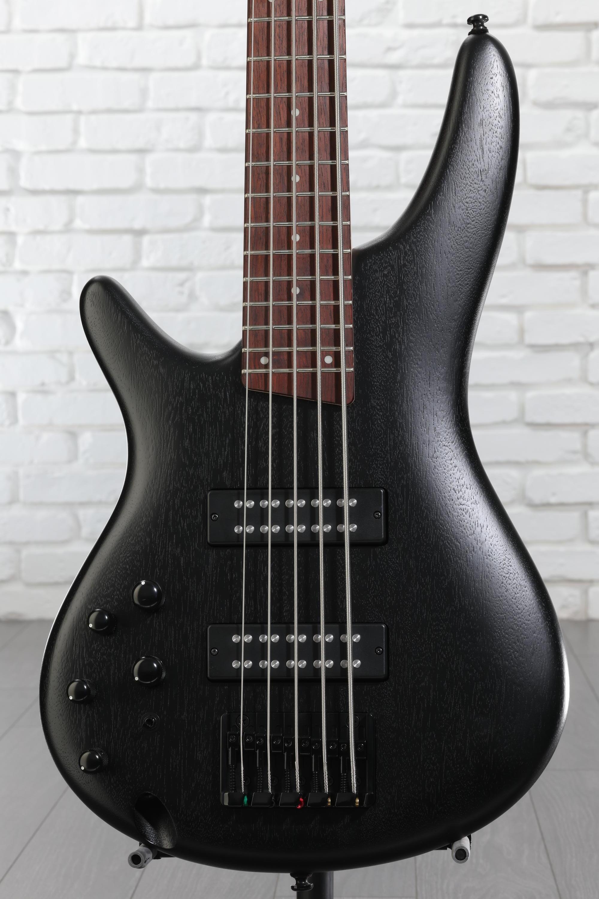 Ibanez Standard SR305EBL Left-handed Bass Guitar - Weathered Black