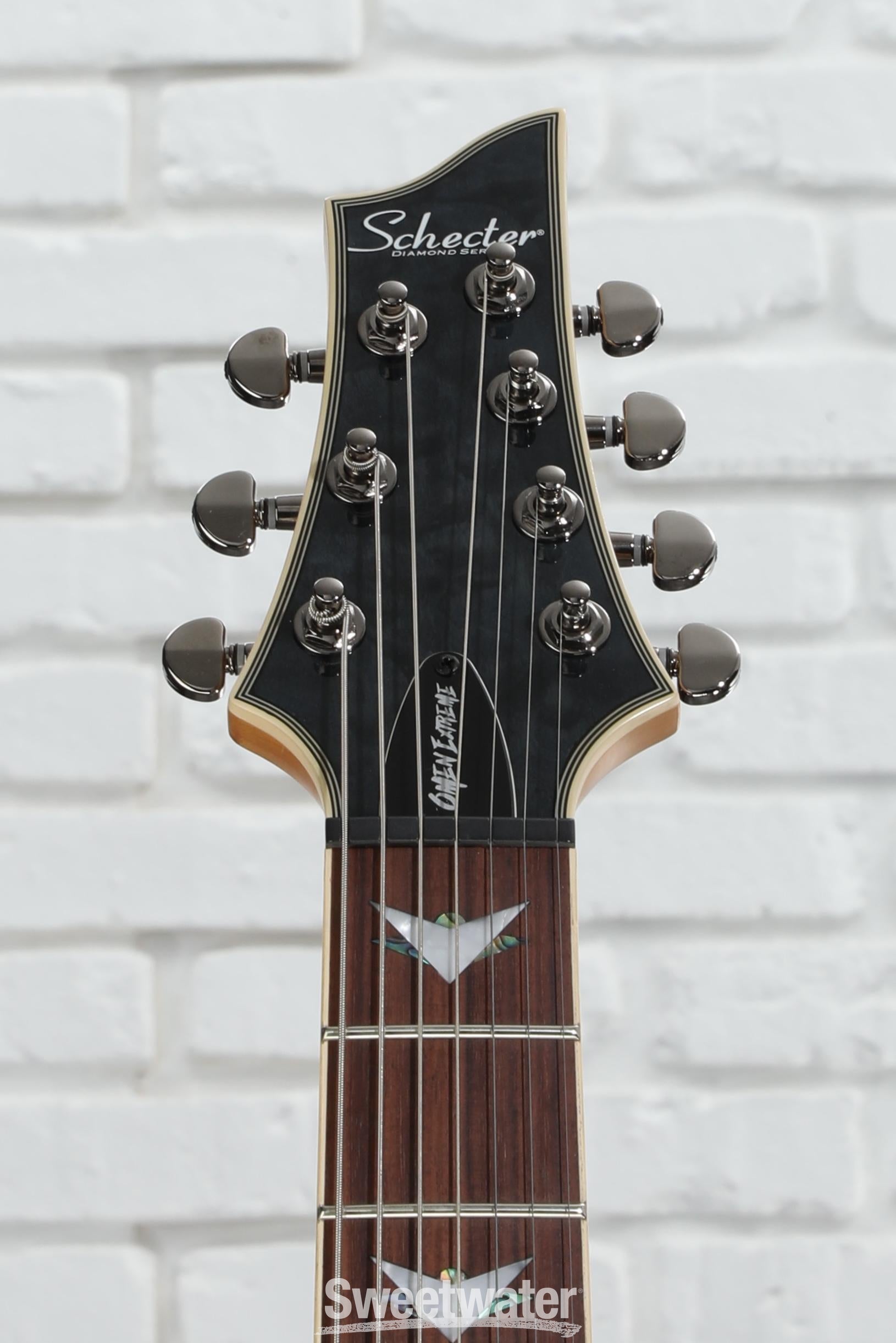 Schecter Omen Extreme-7 Electric Guitar - See Thru Black