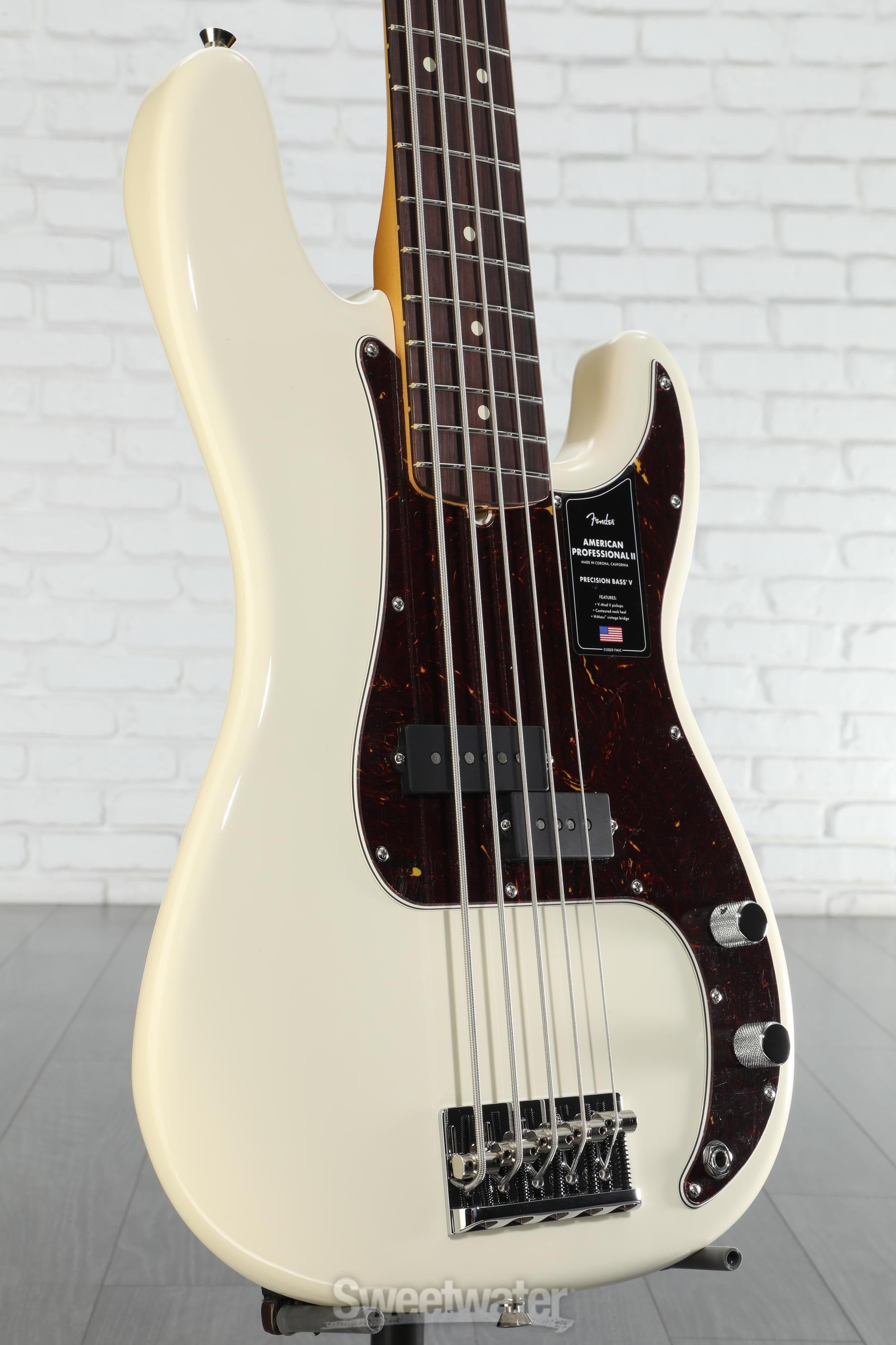 Fender American Professional II Precision Bass V - Olympic White
