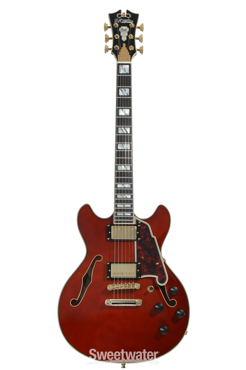 D'Angelico Excel Mini DC Semi-hollowbody Electric Guitar - Viola