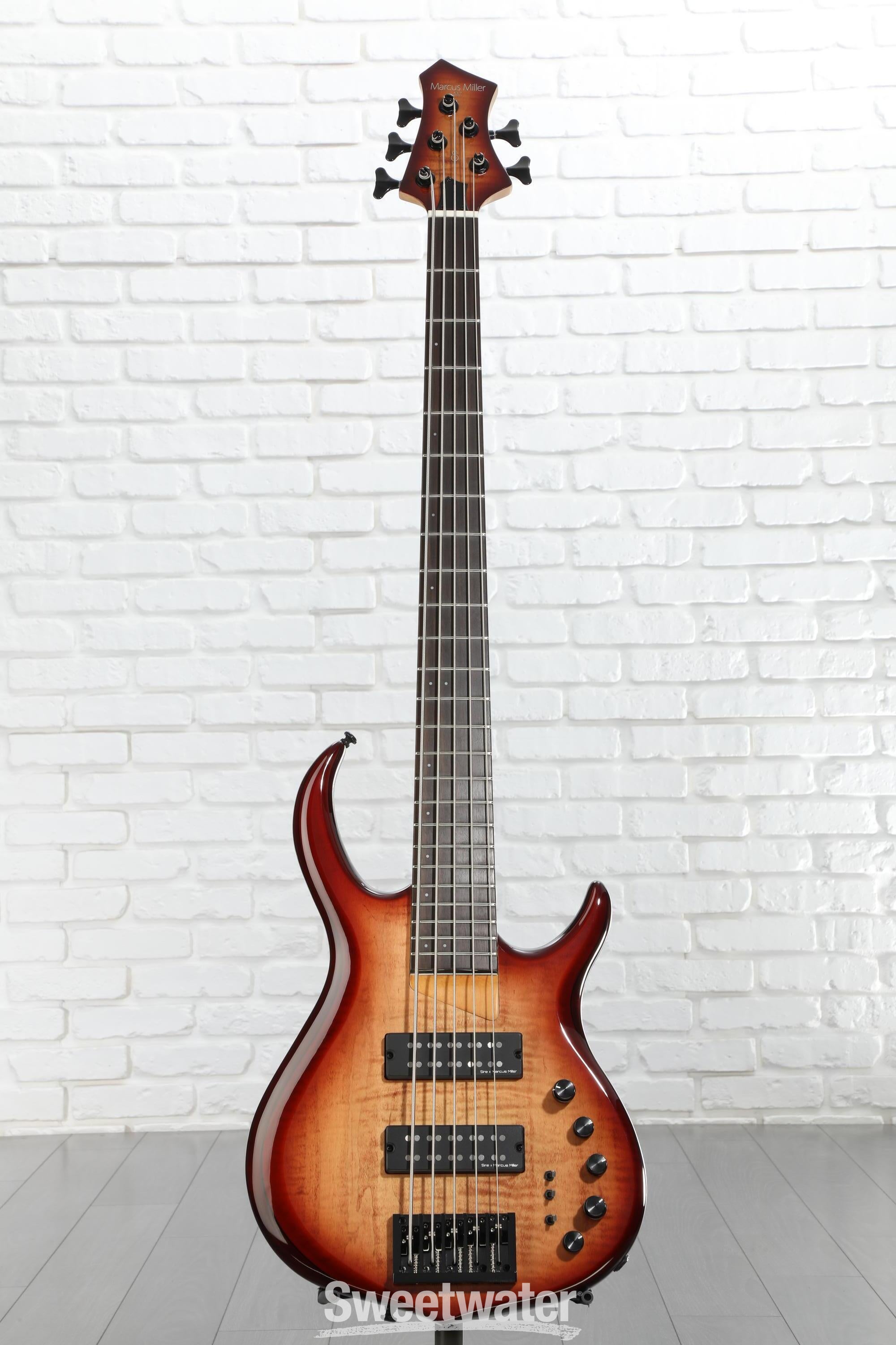 Sire 5弦　M7 Sire Marcus Miller M7 Alder 5-string Bass Guitar - Brown Sunburst