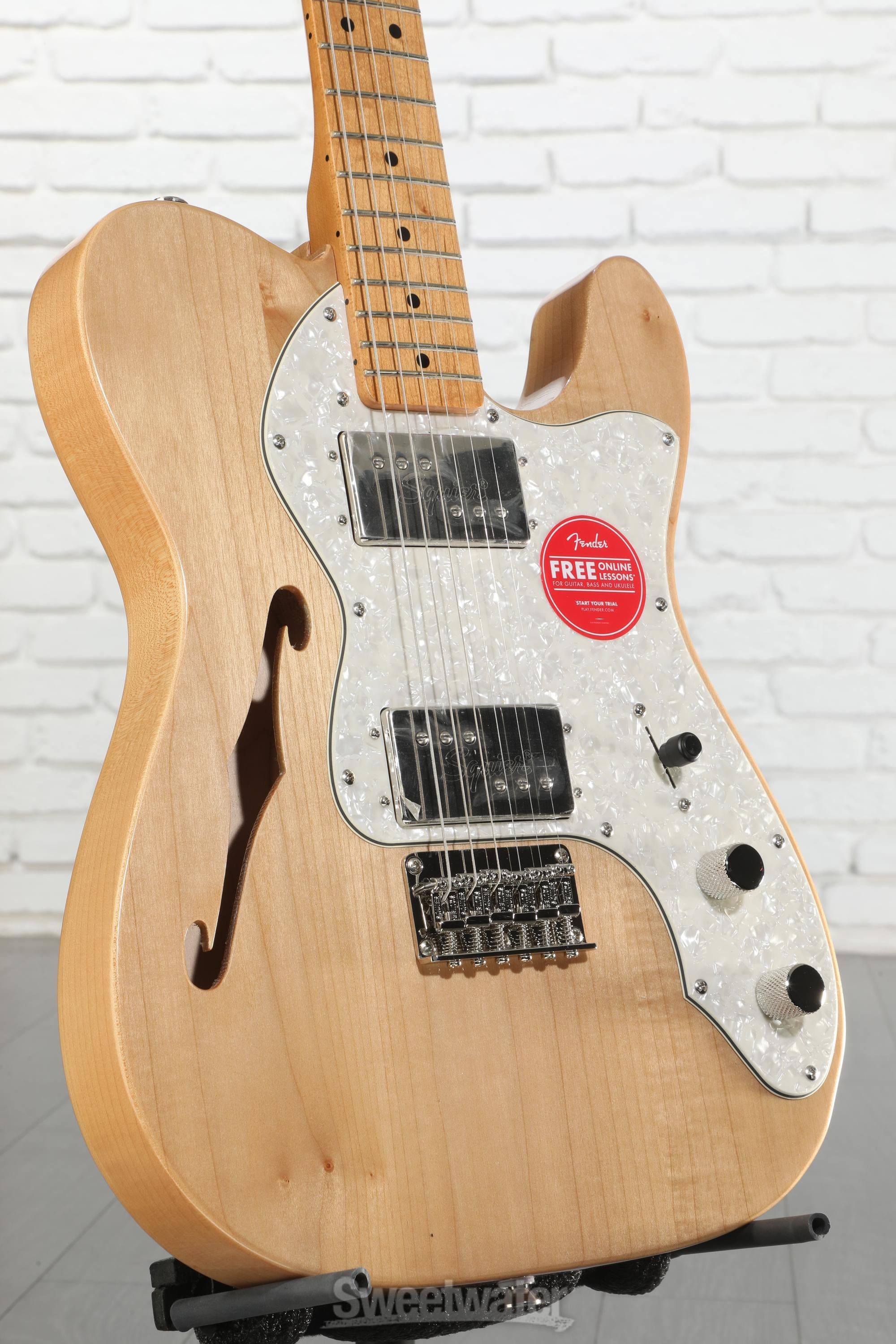 Squier Classic Vibe '70s Telecaster Thinline - Natural | Sweetwater