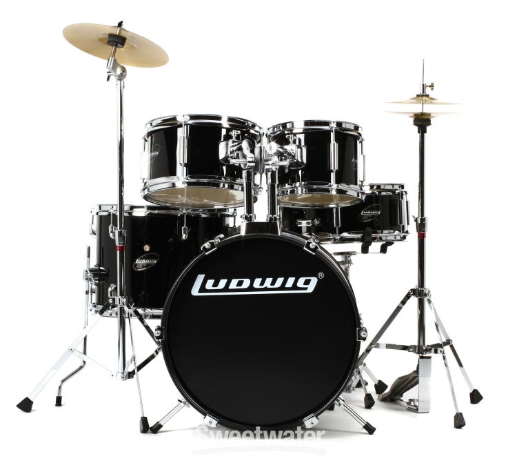 Ludwig 5 Piece Junior Drum Set With