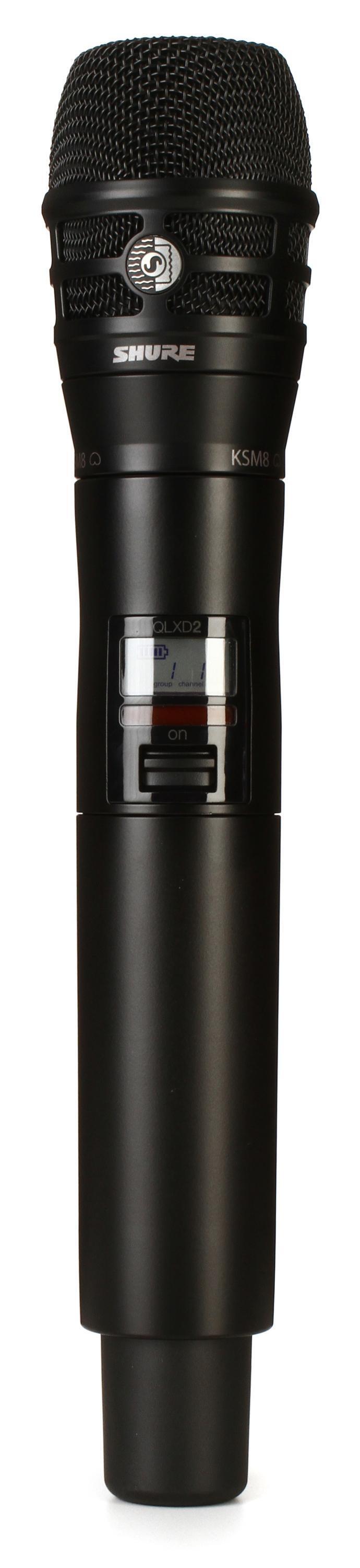 Shure QLXD2/KSM8 Wireless Handheld Microphone Transmitter