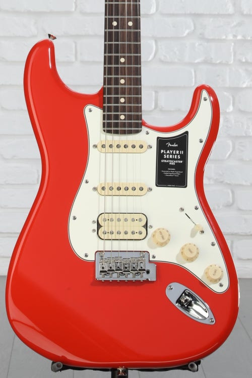 Fender Player II Stratocaster HSS Electric Guitar - Coral Red