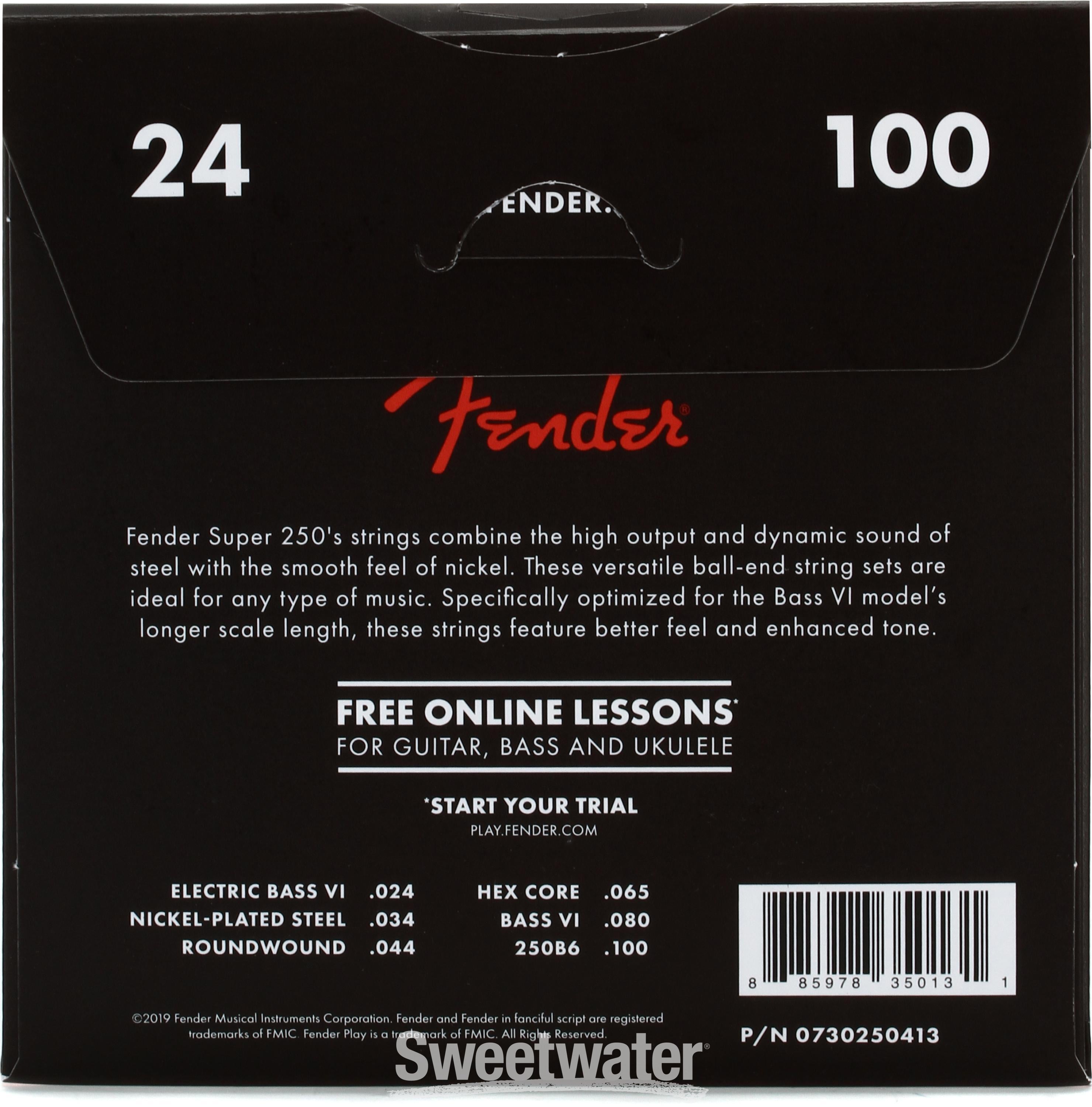 Fender bass vi deals strings