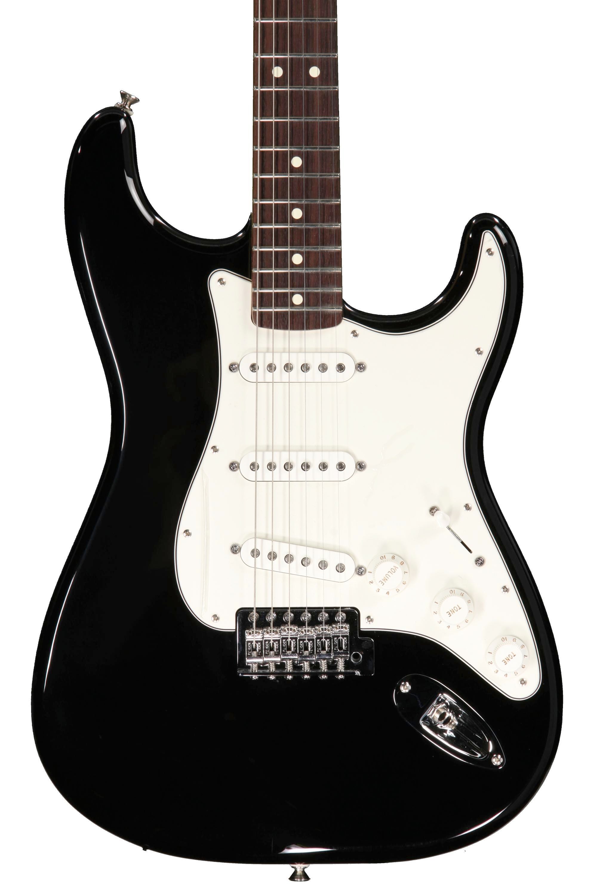 Fender Mexico Standard Stratocasterブラック Fender Standard Stratocaster - Black with Rosewood Fingerboard