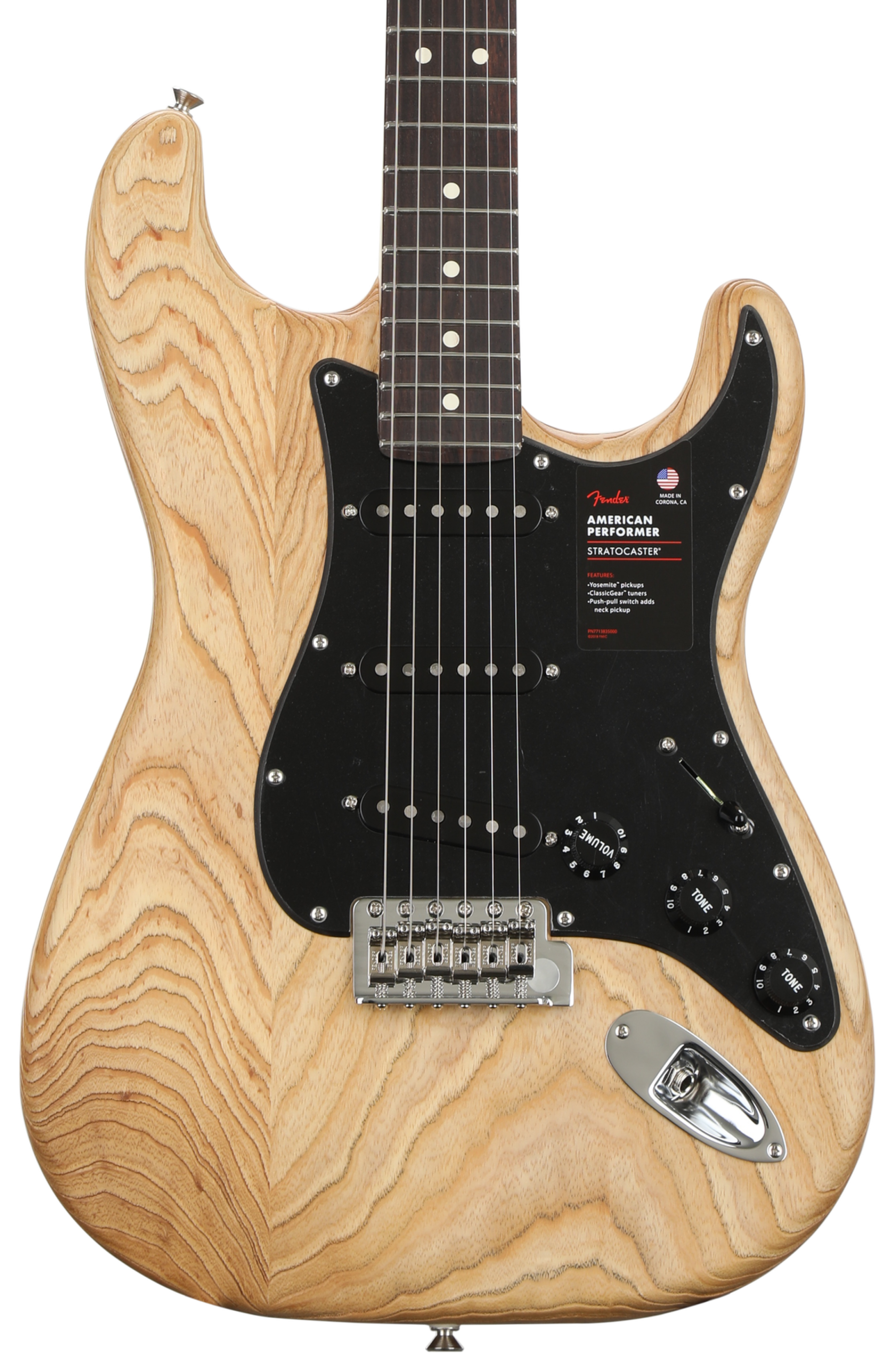 Fender American Performer Sandblasted Stratocaster - Natural