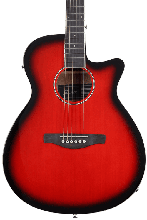 Ibanez AEG7TRH Acoustic-electric Guitar - Transparent Red Sunburst