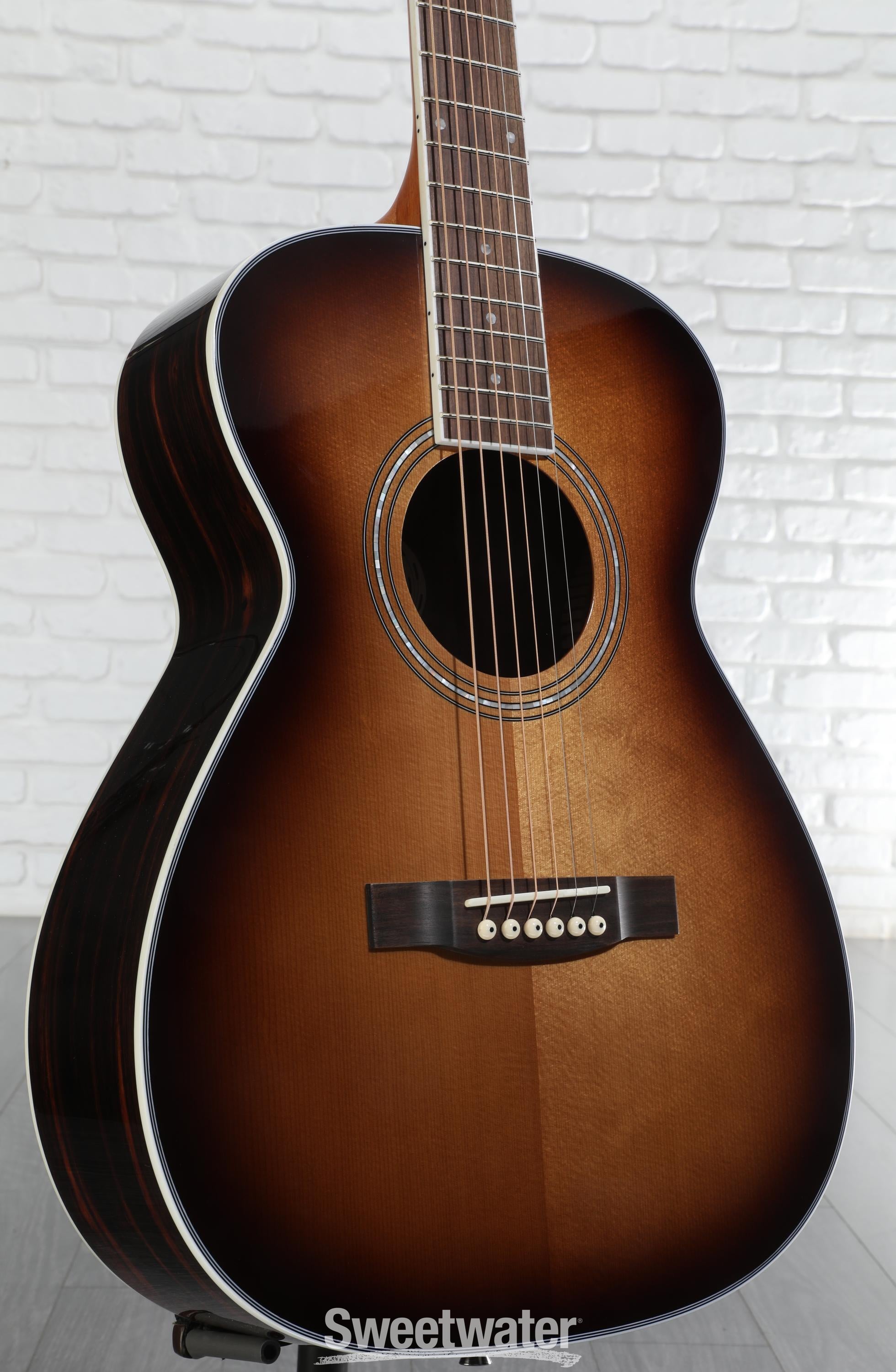 Guild M-260E Deluxe Concert Acoustic Guitar - Edge Burst