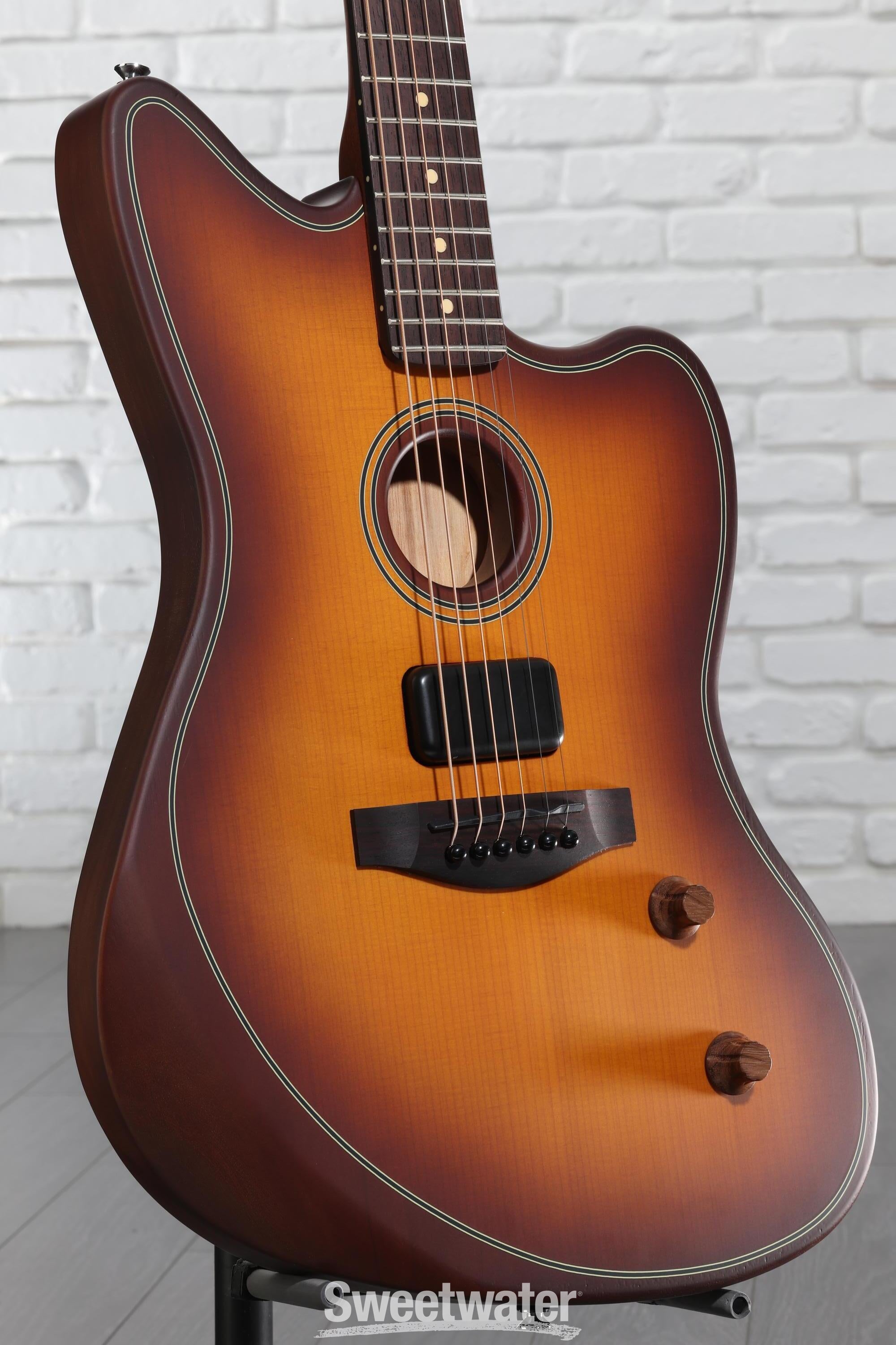 ギター Fender Acoustasonic Standard Jazzmaster 17FenderACOUSSTDJAZZMASTERHSB_