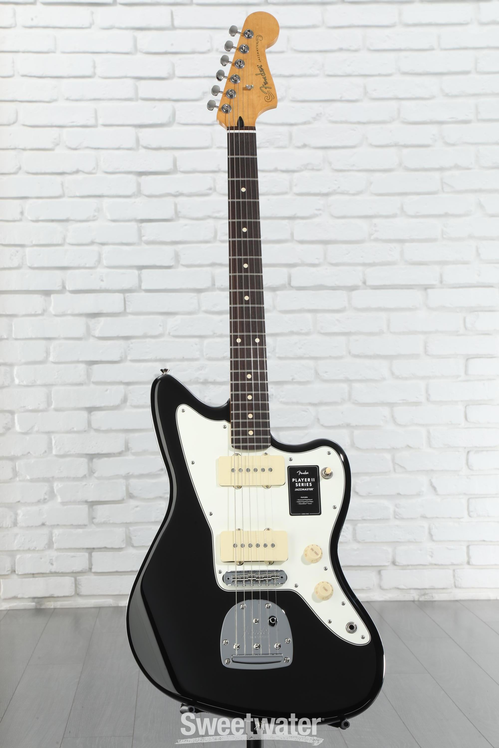 Fender Player II Jazzmaster Electric Guitar - Black | Sweetwater