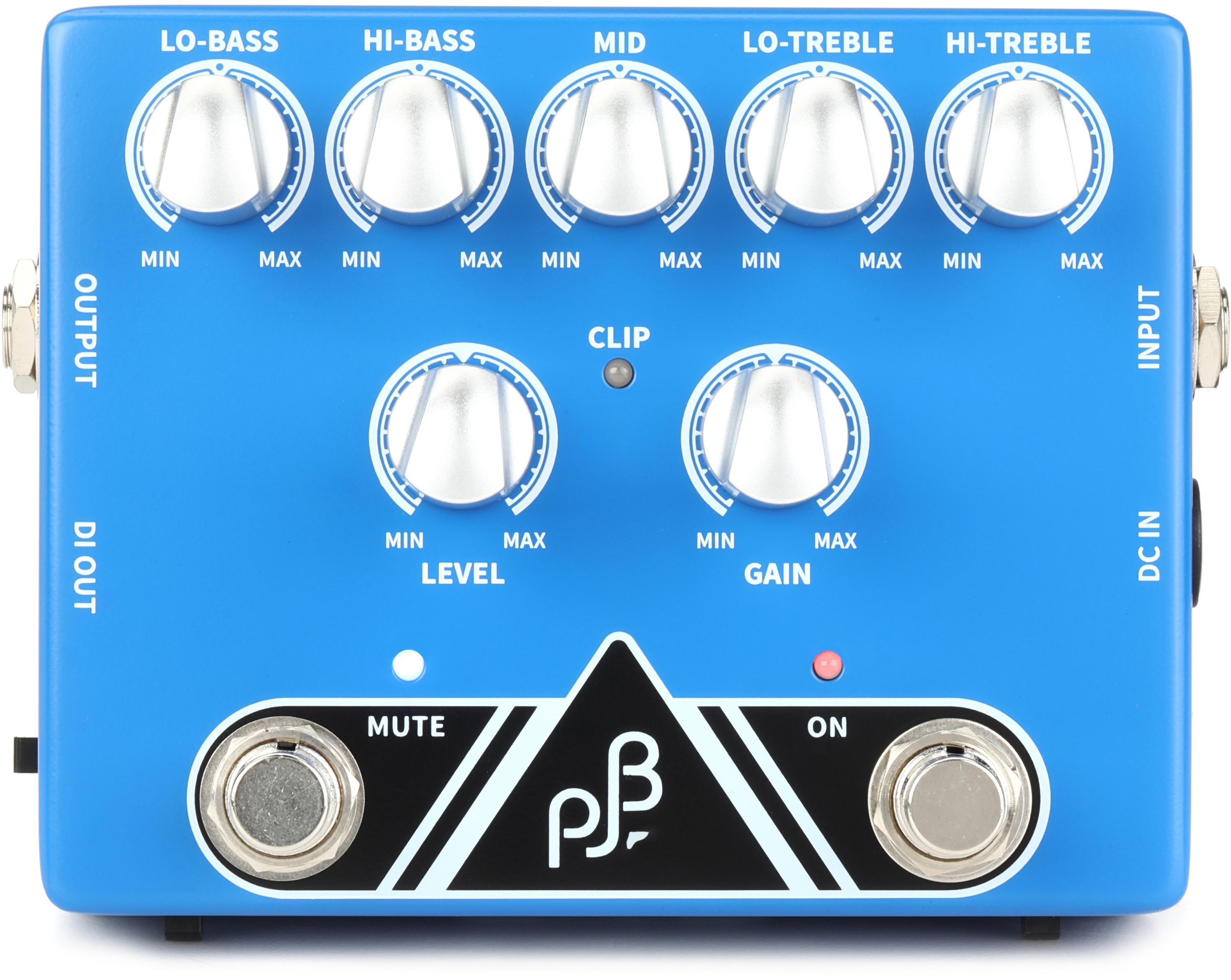 Phil Jones Bass PE-5 5-band EQ Preamp and Direct Box Pedal | Sweetwater