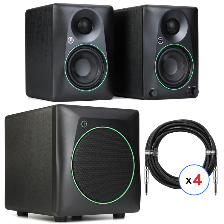 Mackie Powered Studio Monitors with Subwoofer