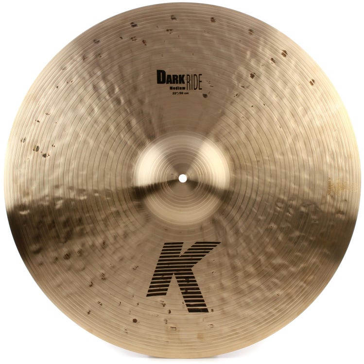 Zildjian 22 inch K Zildjian Dark Medium Ride Cymbal | Sweetwater 