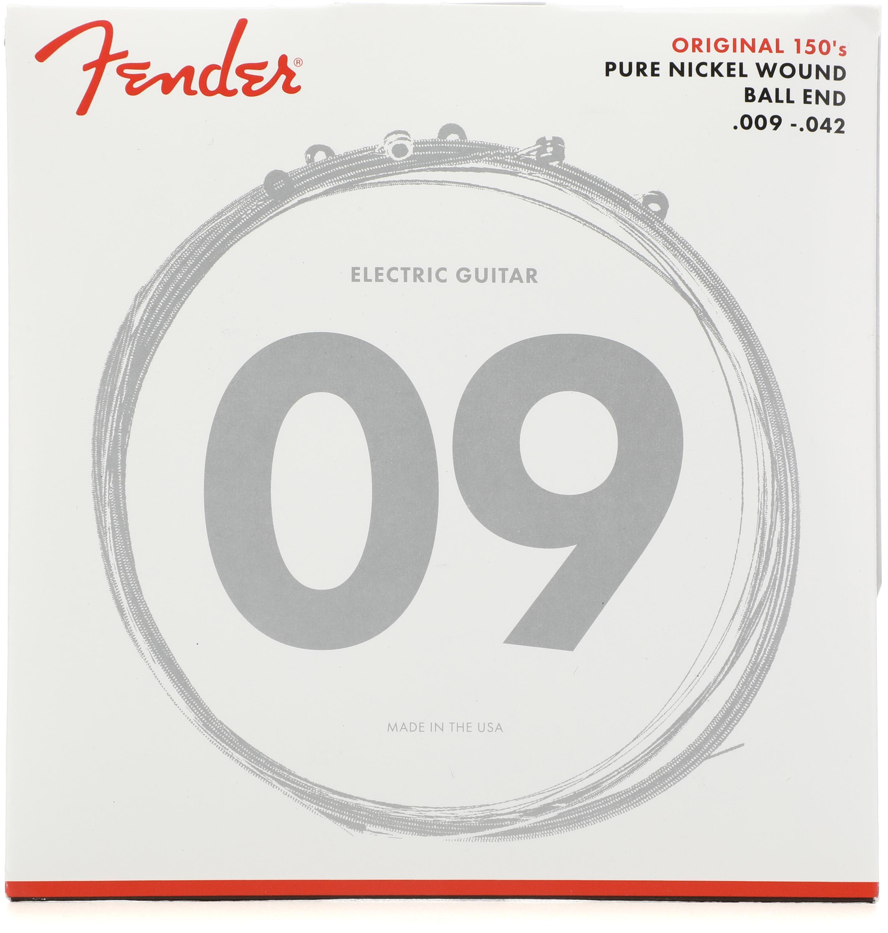 Fender 150L Original 150 s Vintage Nickel Electric Guitar Strings .009 .042 Light