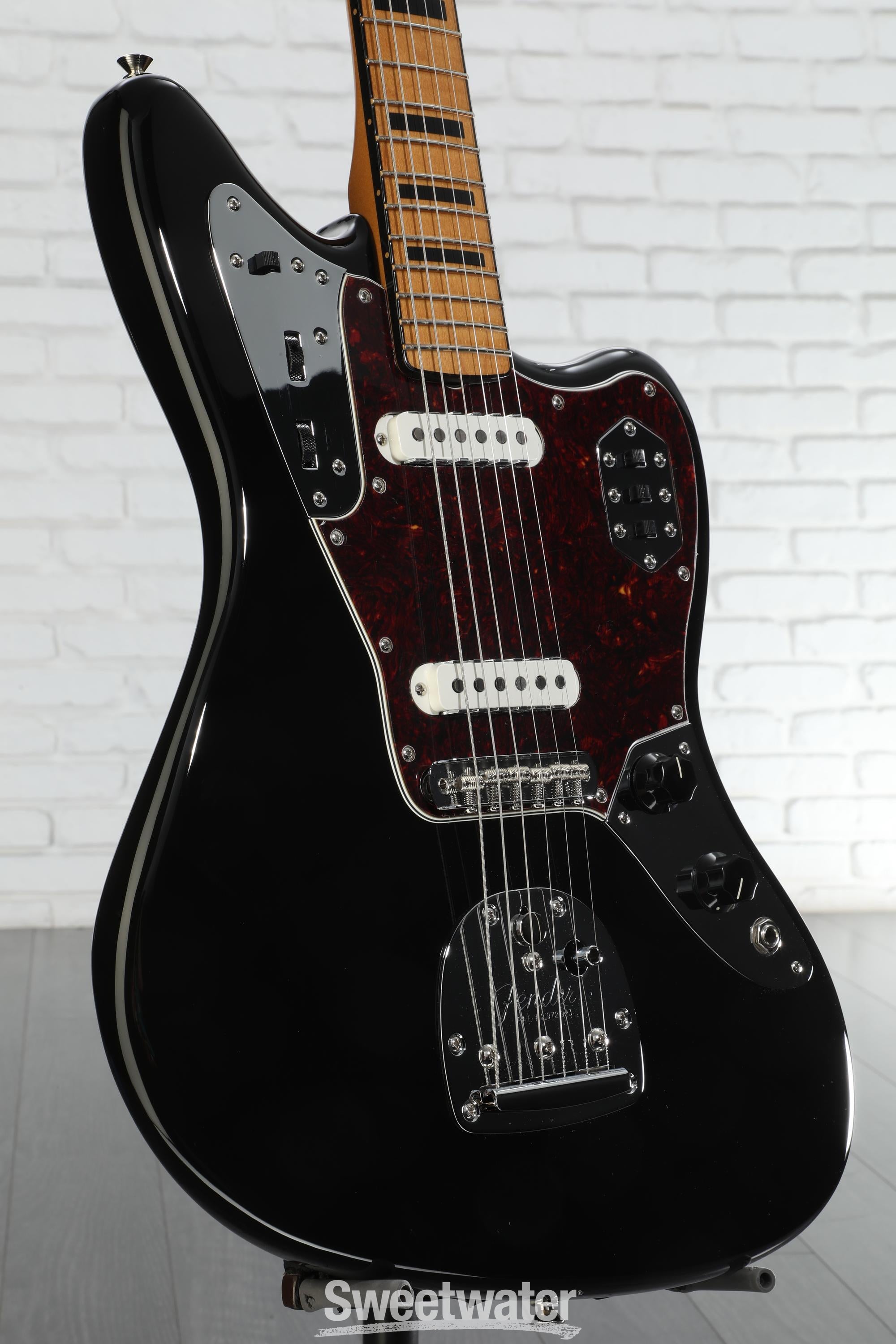 Fender Vintera II '70s Jaguar Electric Guitar - Black