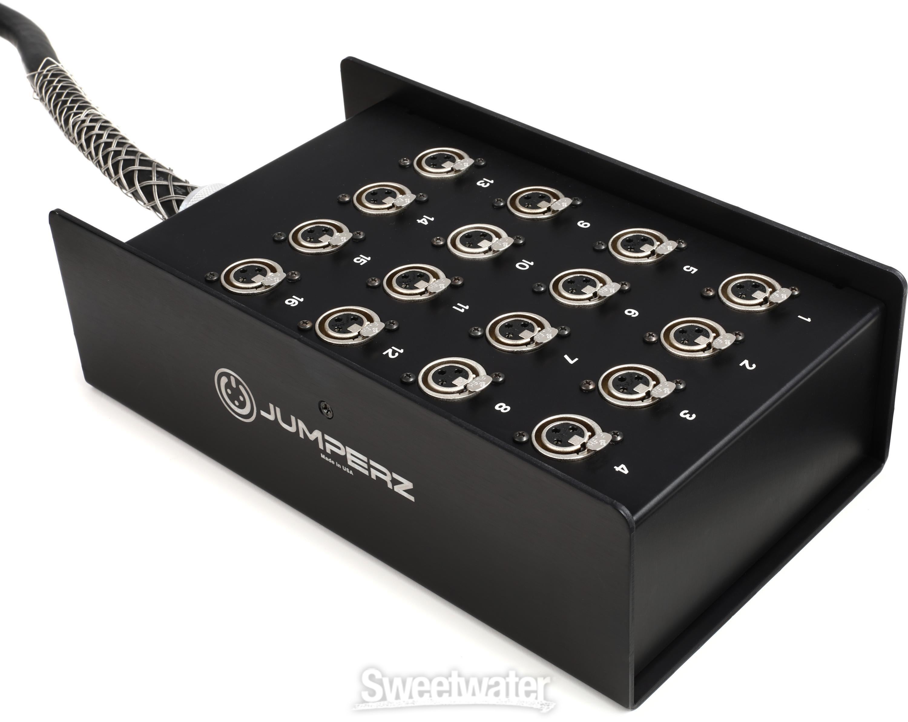 JUMPERZ 16-channel Studio Drop Snake - 25 foot | Sweetwater