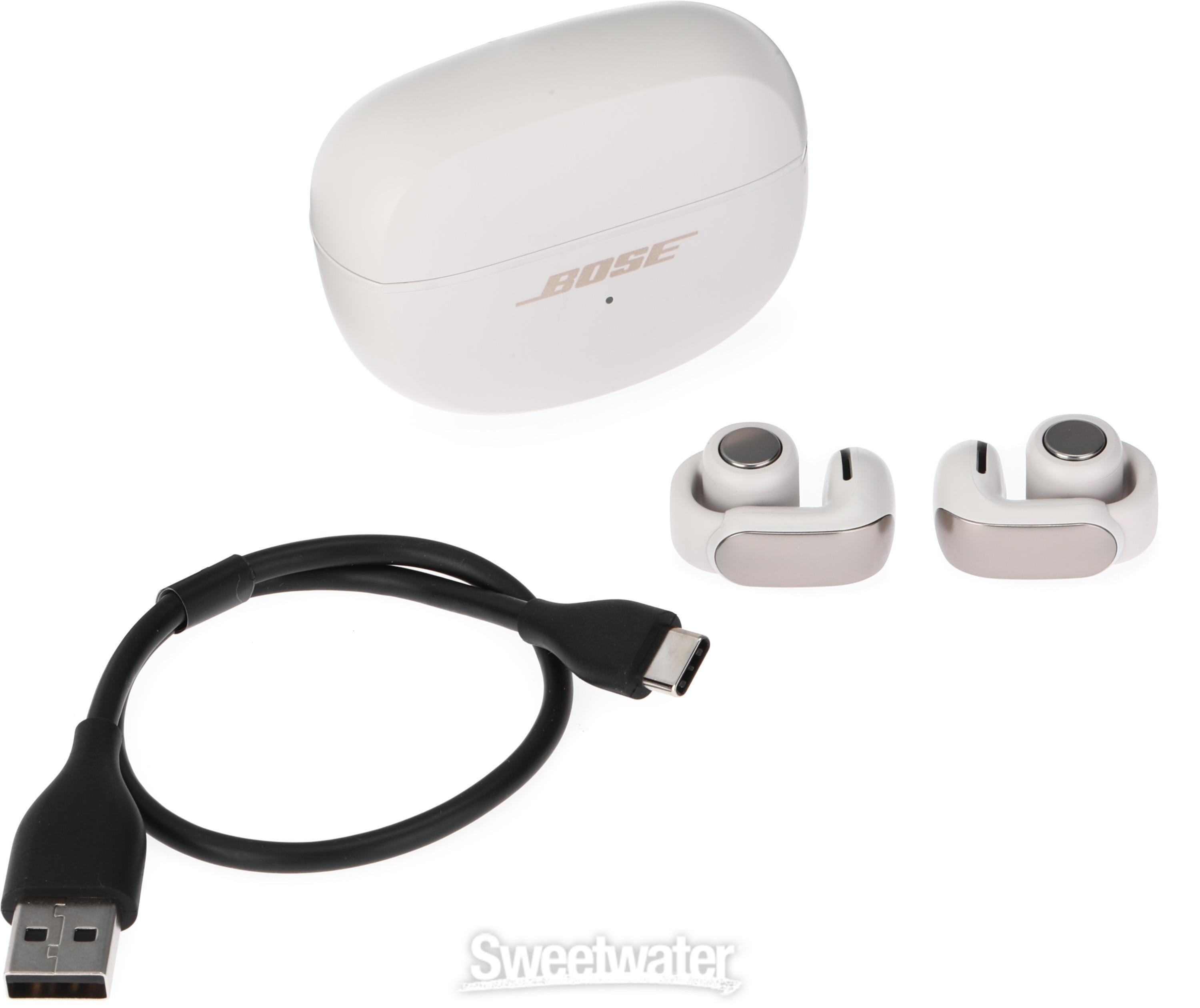 Bose Ultra Open Earbuds - White Smoke | Sweetwater