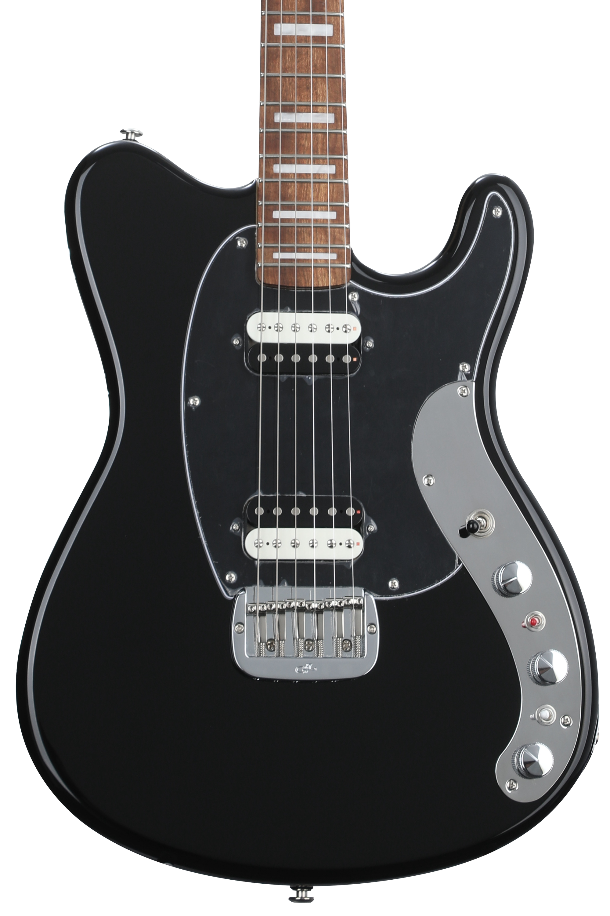 G&L CLF Research Espada HH Electric Guitar - Jet Black | Sweetwater