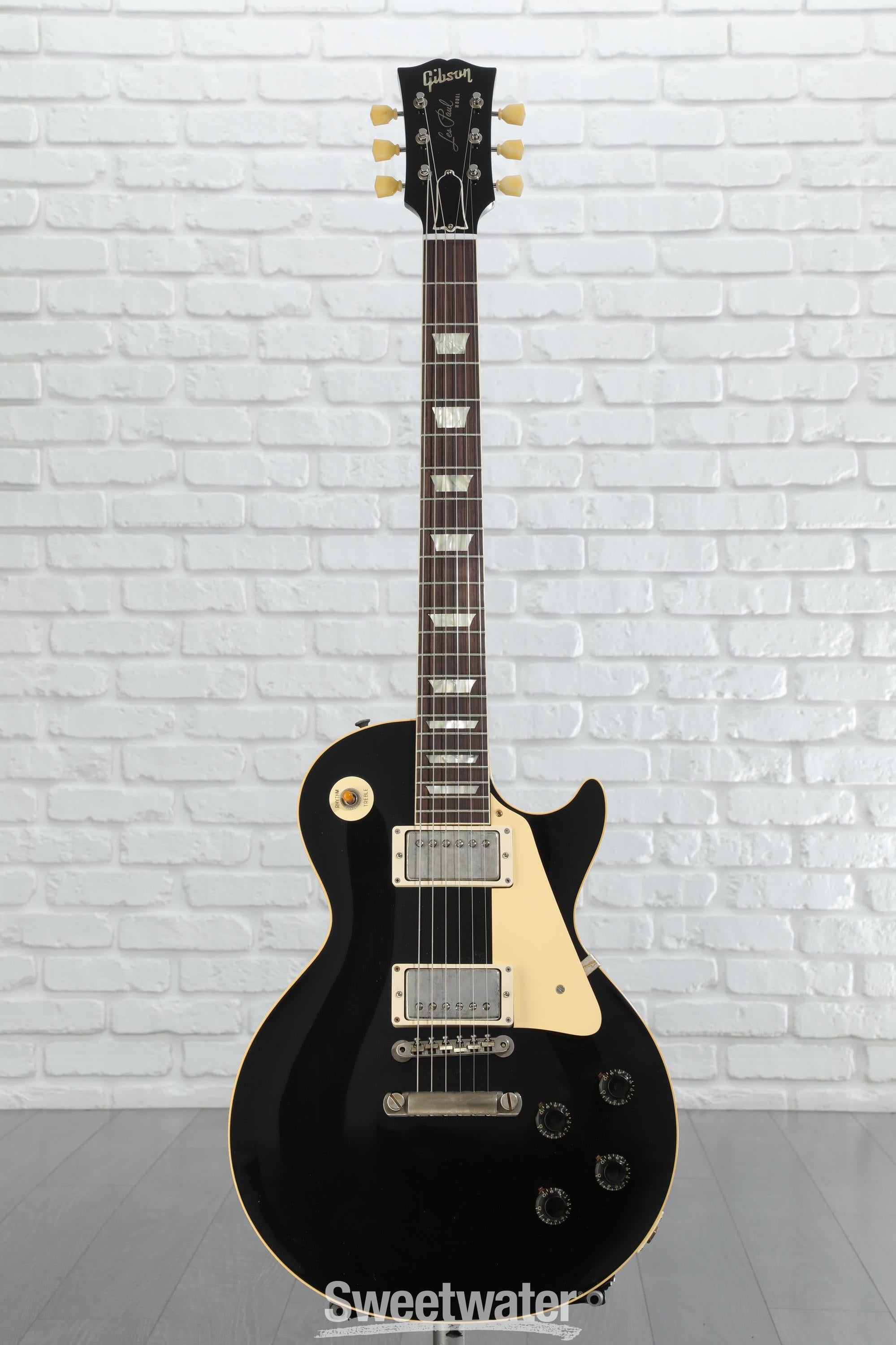 Gibson L P Standard ブラック 1989 Gibson Les Paul Standard Black | Guitar Chimp