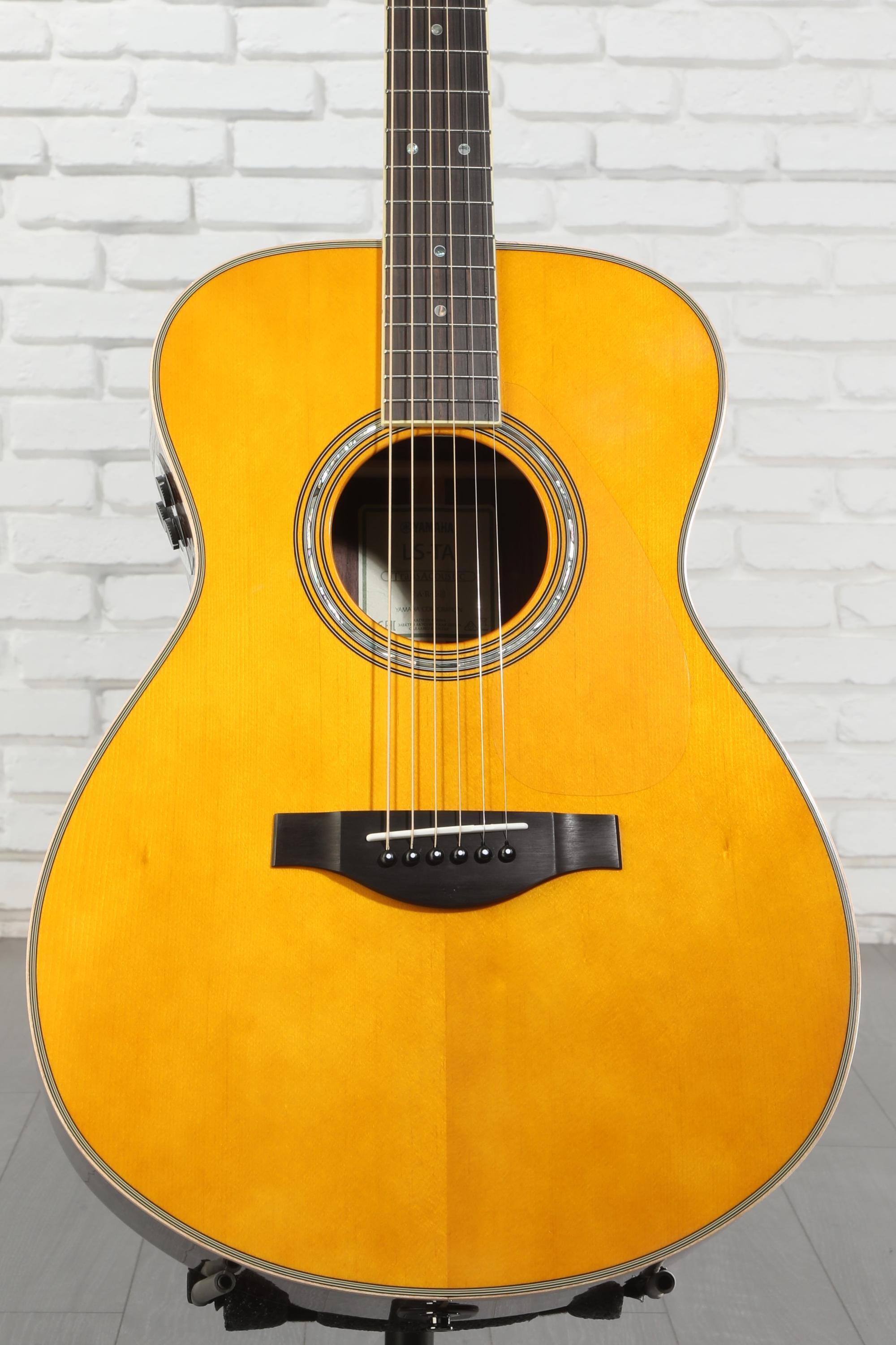 ギター YAMAHA LS TA Yamaha LS-TA TransAcoustic Concert - Vintage Tint | Sweetwater