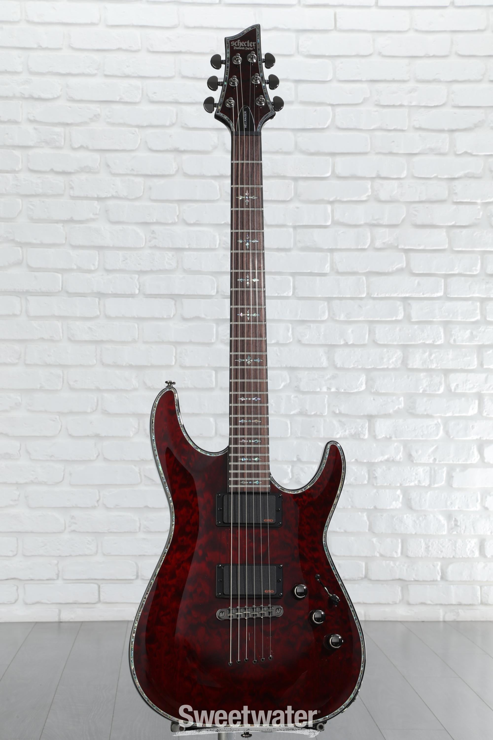 Schecter Hellraiser C-1 Electric Guitar - Black Cherry