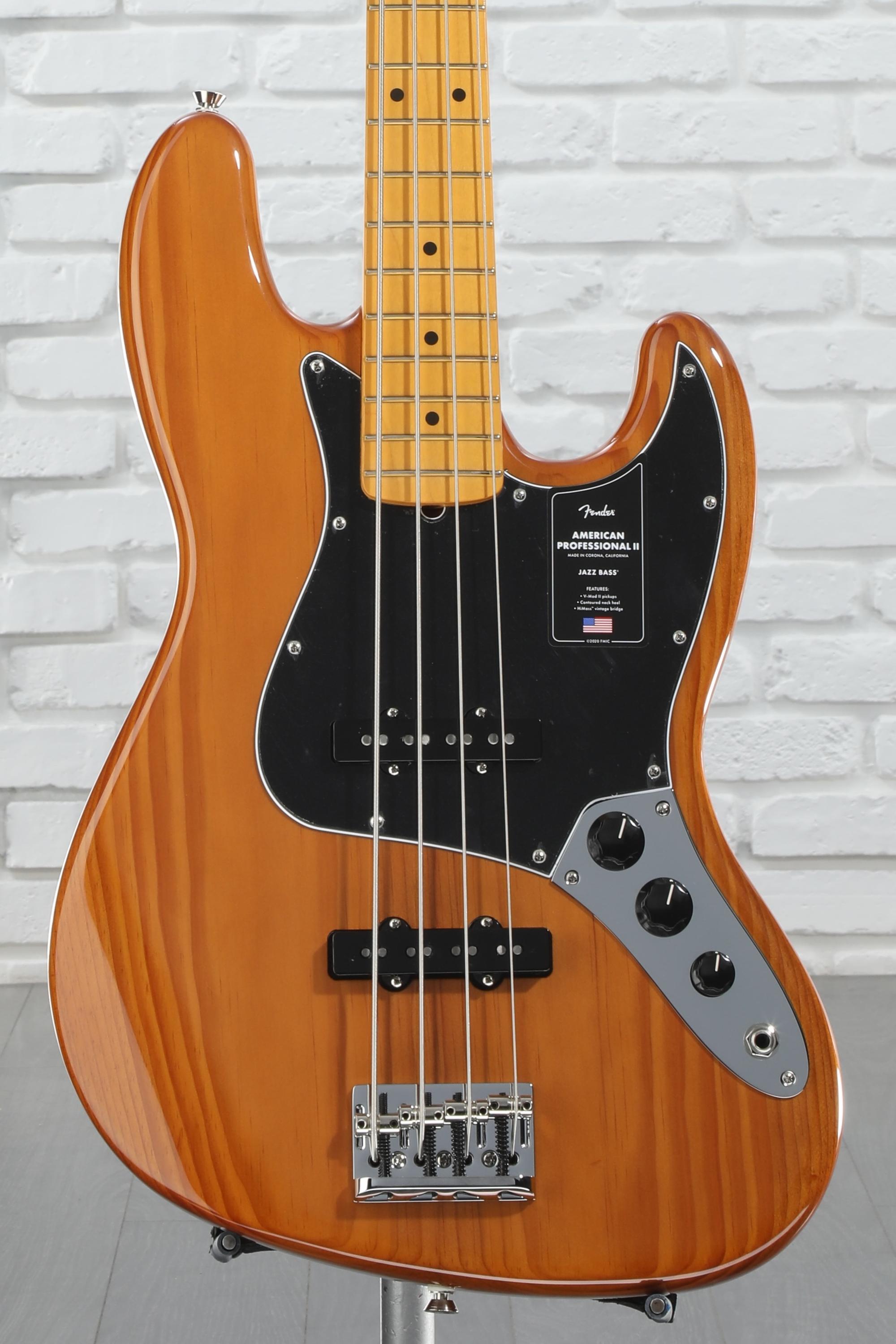 【国産】 Fender Natural - Guitar Bass Jazz II Professional American ベース