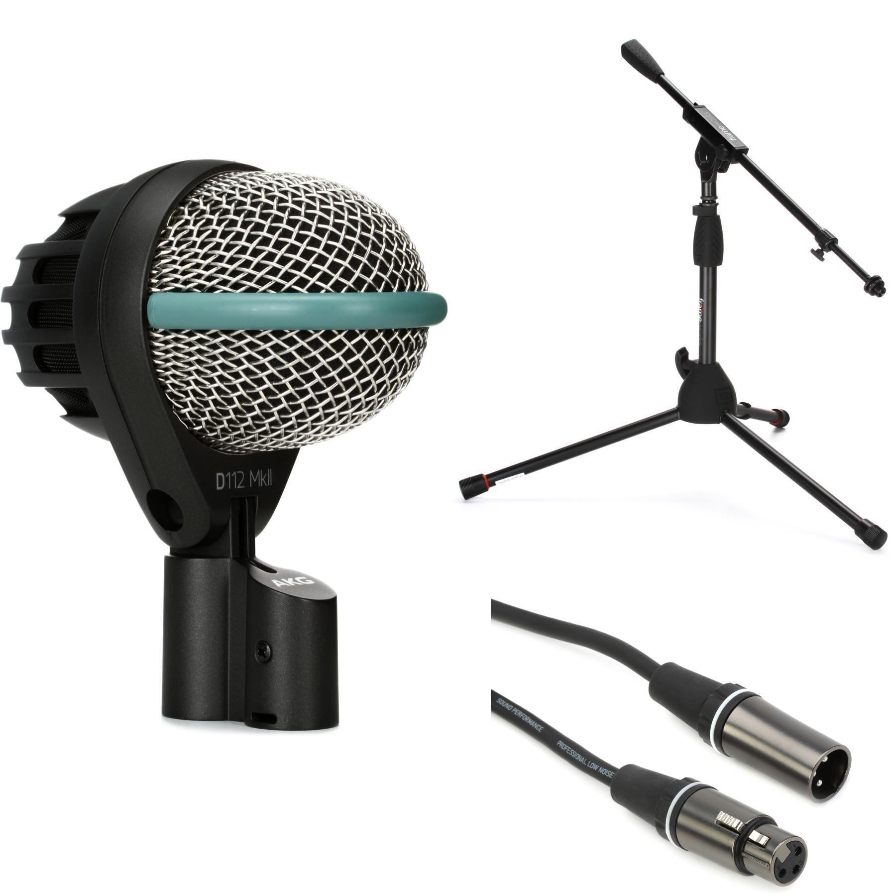 AKG D112 MKII Cardioid Dynamic Kick Drum Microphone | Sweetwater