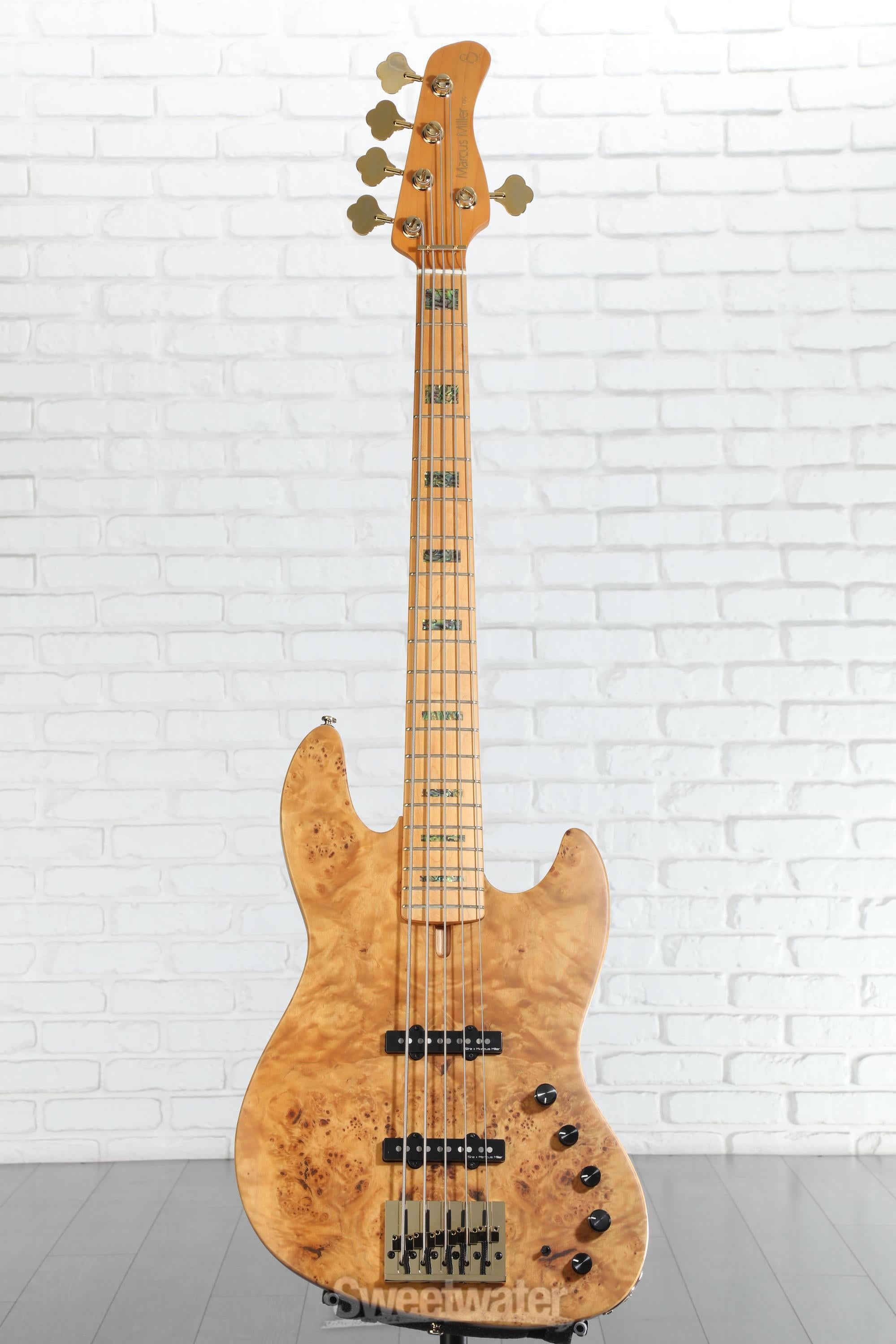 Sire Marcus Miller V10 5-string Bass Guitar - Natural Satin